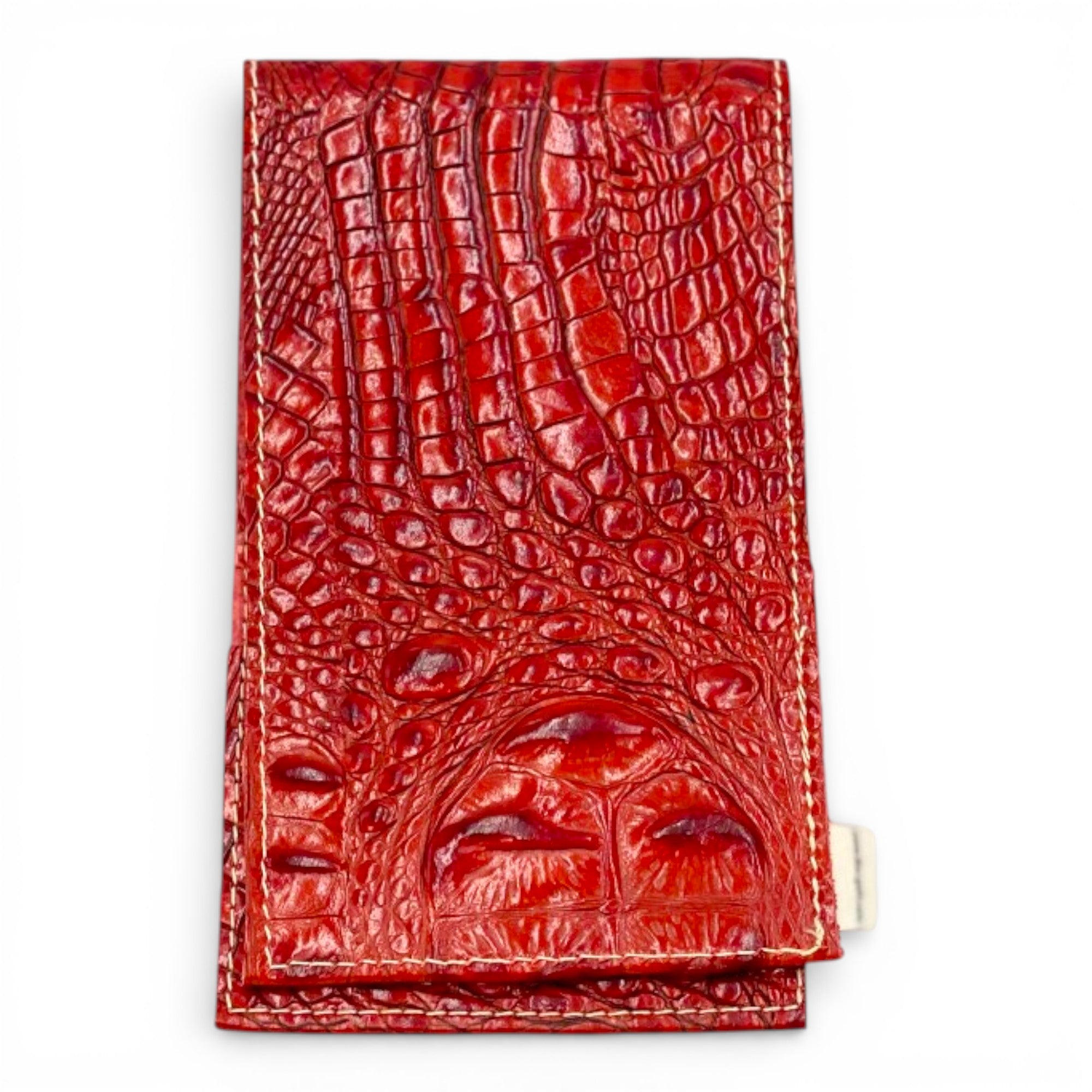 Iliac Golf Yardage Book Cover Italian Red Croc イリアックゴルフ ヤーデージブックカバー イタリアン 赤クロコ
