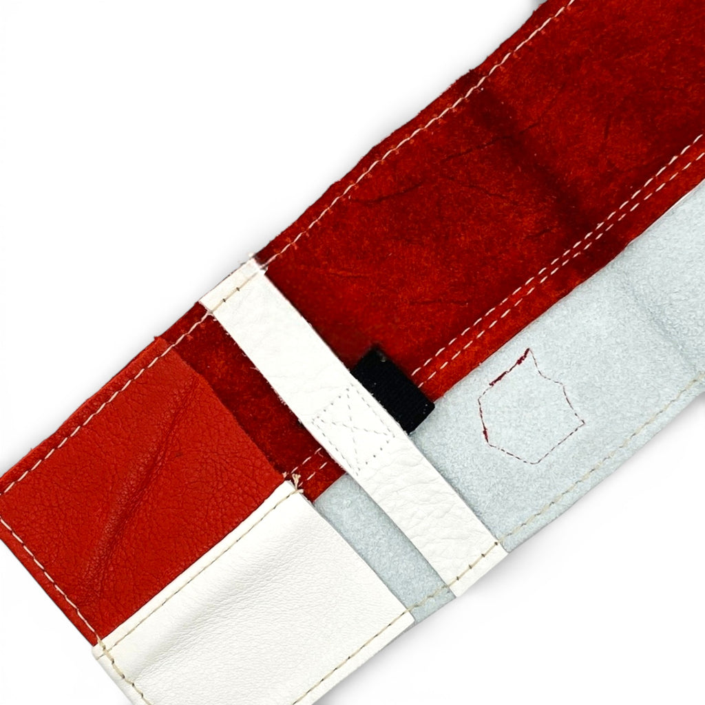 Iliac Golf Yardage Book Cover Front9 Back9 Collection Sunday Red Pure White イリアックゴルフ ヤーデージブックカバー サンデー レッド ピュア ホワイト