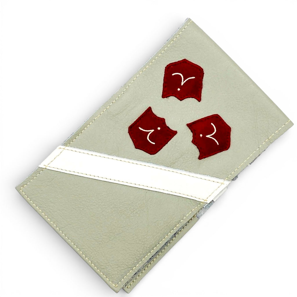 Iliac Golf Yardage Book Cover Half Dance Collection Eagle Gray Pure White イリアックゴルフ ヤーデージブックカバー イーグル グレー ピュア ホワイト