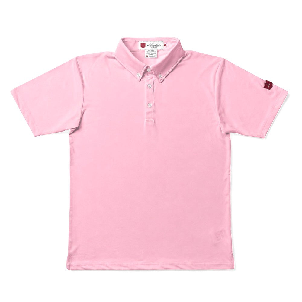 Iliac Golf Polo Shirts Solid Series Pink イリアック ポロシャツ ソリッドシリーズ ピンク