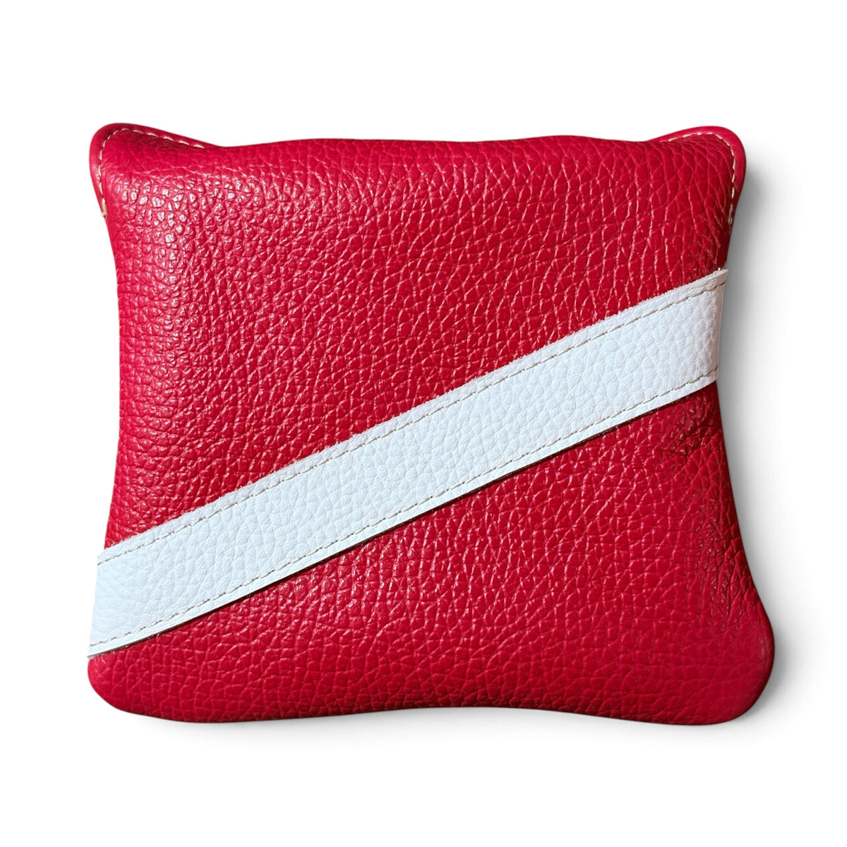 Iliac Golf Full Mallet Putter Headcover Royal Red x White イリアックゴルフ フルマレット パターカバー ロイヤル レッド x ホワイト