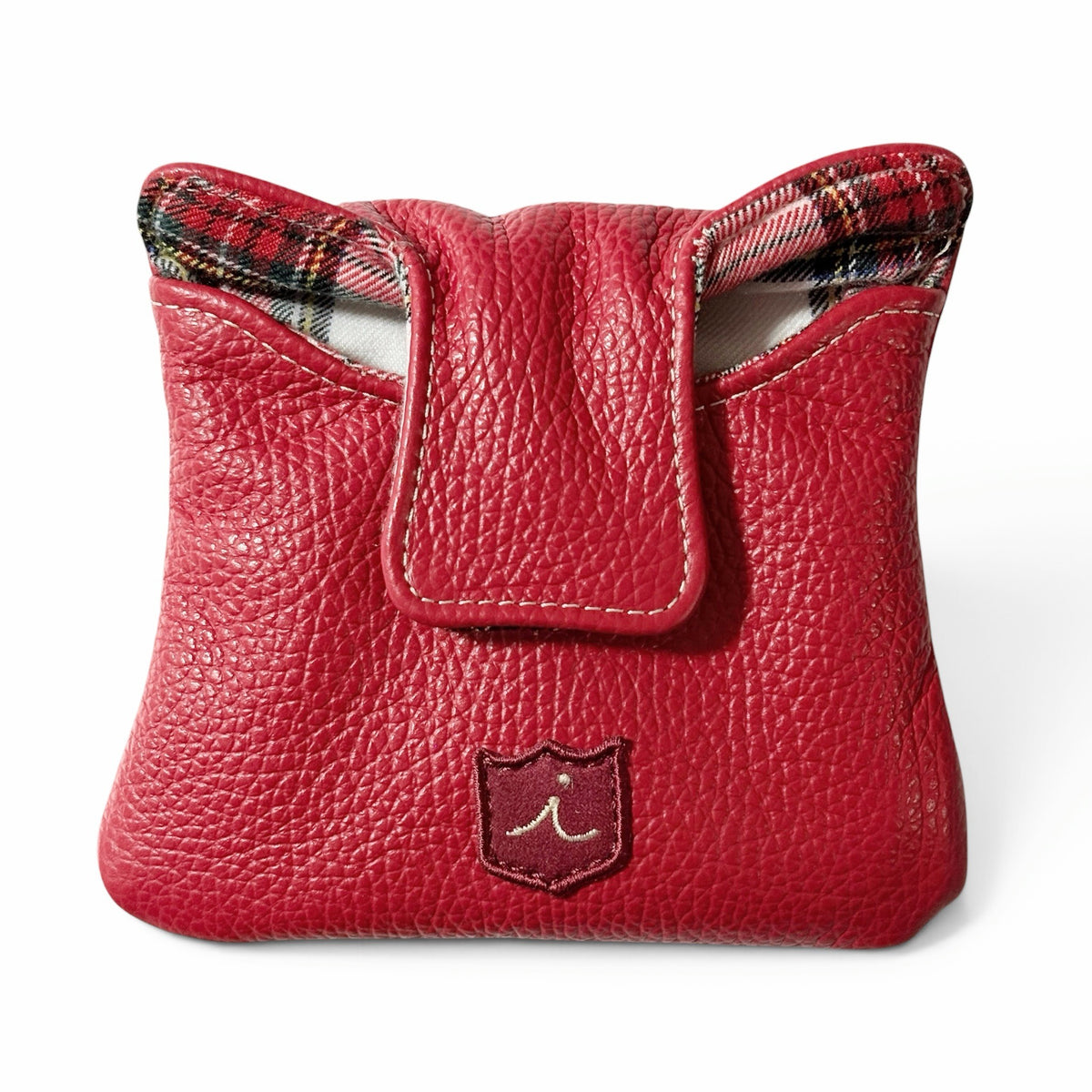 Iliac Golf Full Mallet Putter Headcover Royal Red x White イリアックゴルフ フルマレット パターカバー ロイヤル レッド x ホワイト