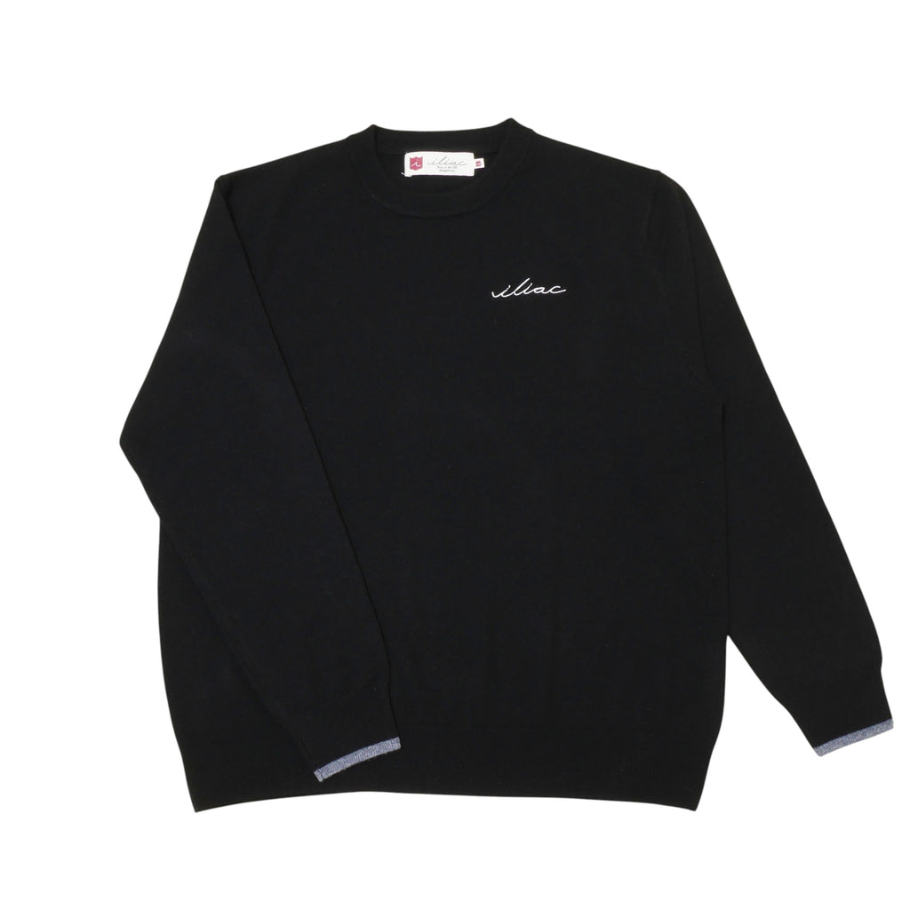 Iliac Golf Cashmere Sweater Black イリアックゴルフ カシミヤ セーター ブラック