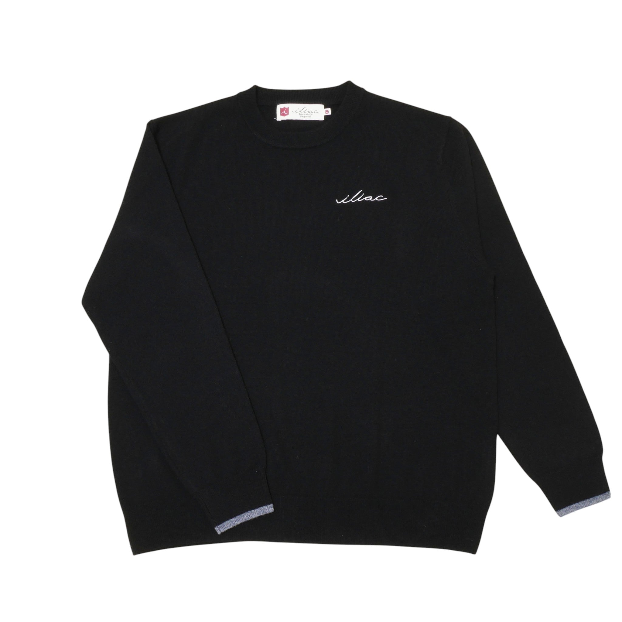 Iliac Golf Cashmere Sweater Black イリアックゴルフ カシミヤ セーター ブラック