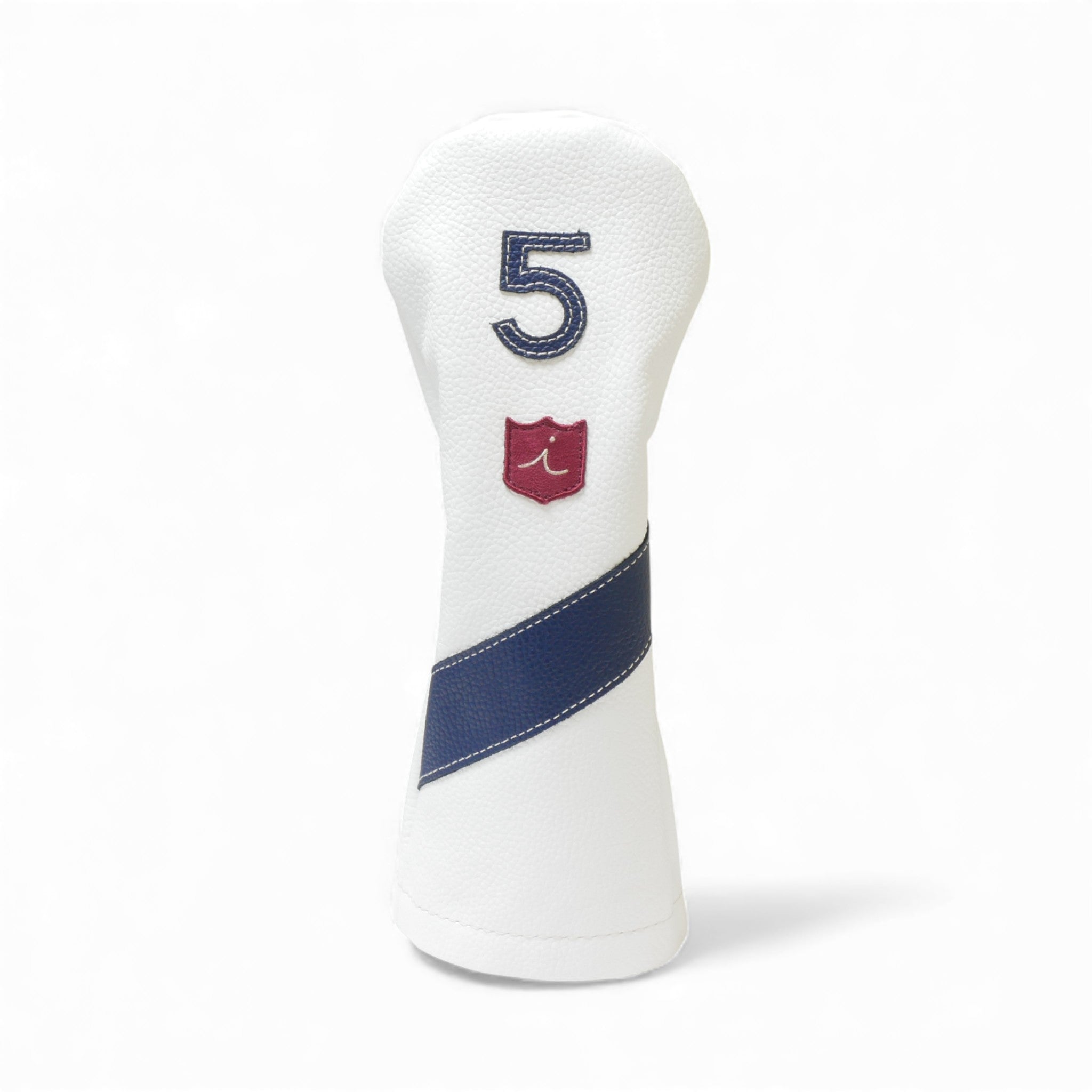 Iliac Golf Headcover Royal White x Navy イリアックゴルフ ヘッドカバー ロイヤル ホワイト x ネイビー