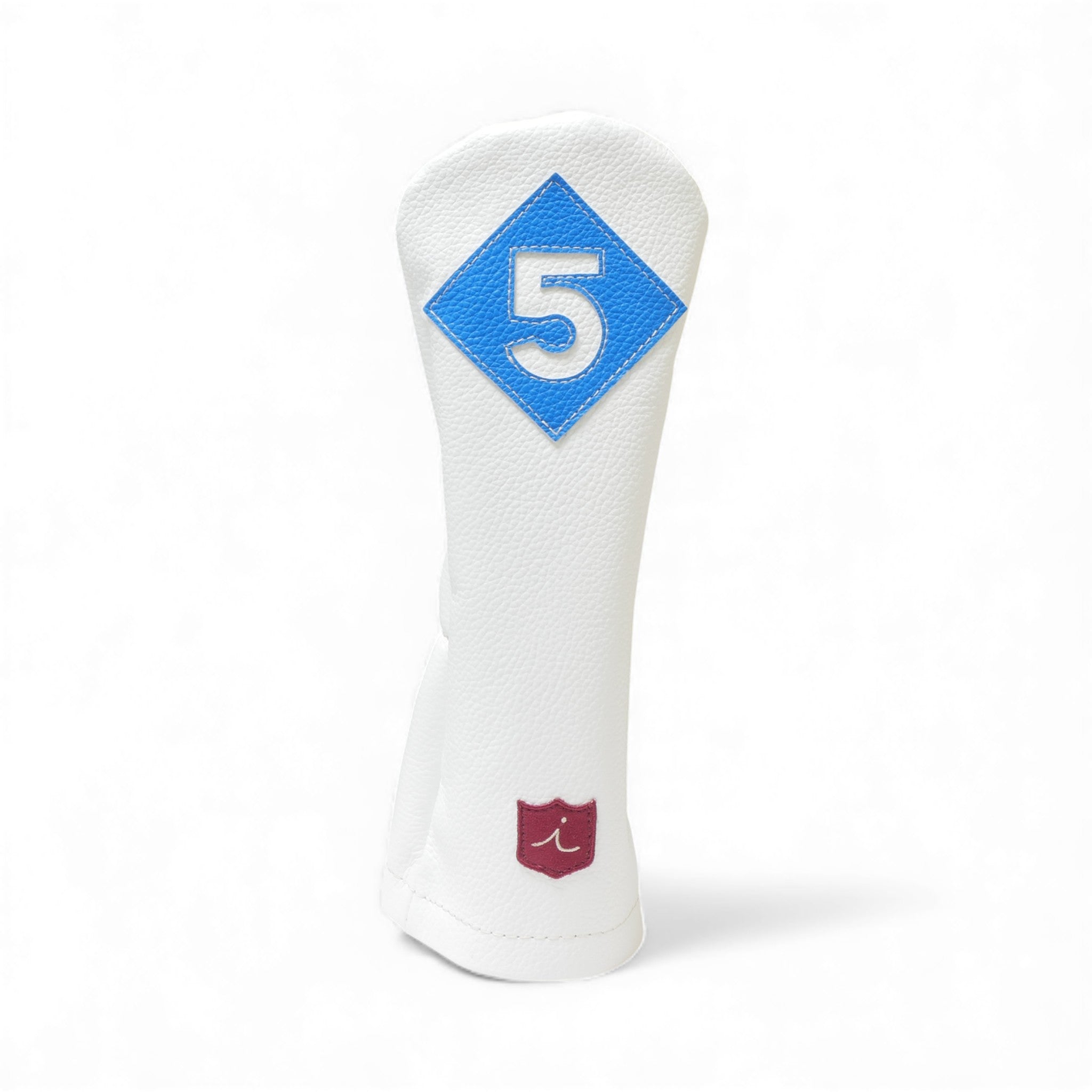 Iliac Golf Headcover Vintage White x Blue イリアックゴルフ ヘッドカバー ビンテージ ホワイト x ブルー