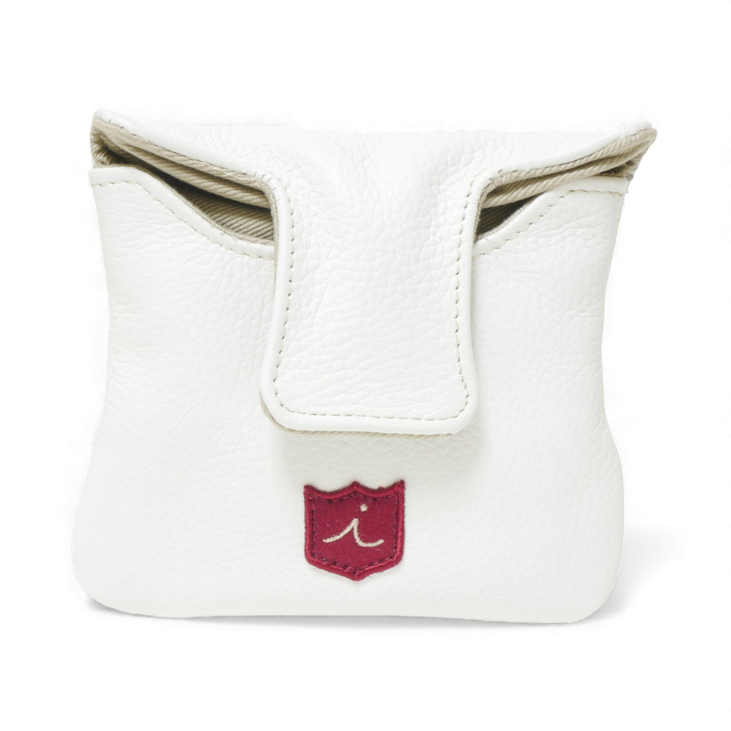 Iliac Golf Full Mallet Putter Headcover White x Red イリアックゴルフ フルマレット パターカバー ホワイト x レッド