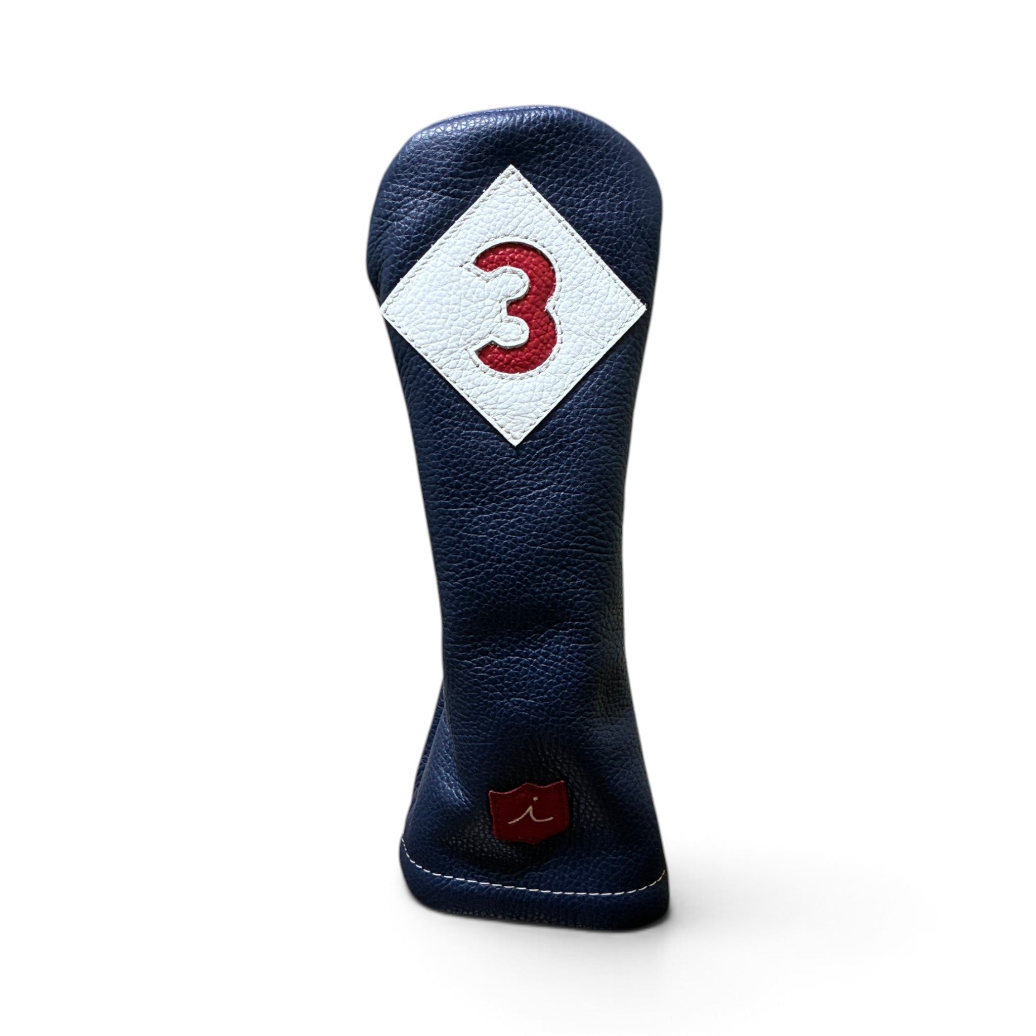 Iliac Golf Headcover Vintage Navy × White × Red イリアックゴルフ ヘッドカバー ビンテージ ネイビー × ホワイト × レッド