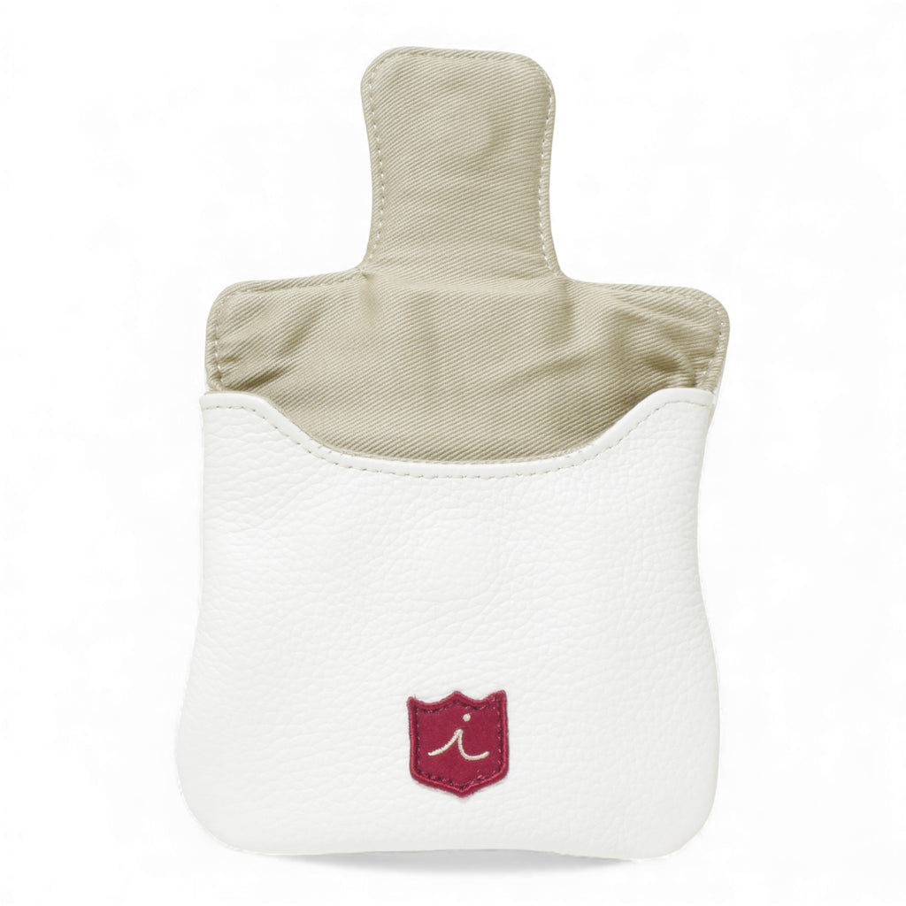 Iliac Golf Full Mallet Putter Headcover White x Red イリアックゴルフ フルマレット パターカバー ホワイト x レッド