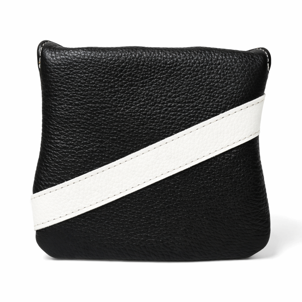 Iliac Golf Full Mallet Putter Headcover Black x White イリアックゴルフ フルマレット パターカバー ブラック x ホワイト