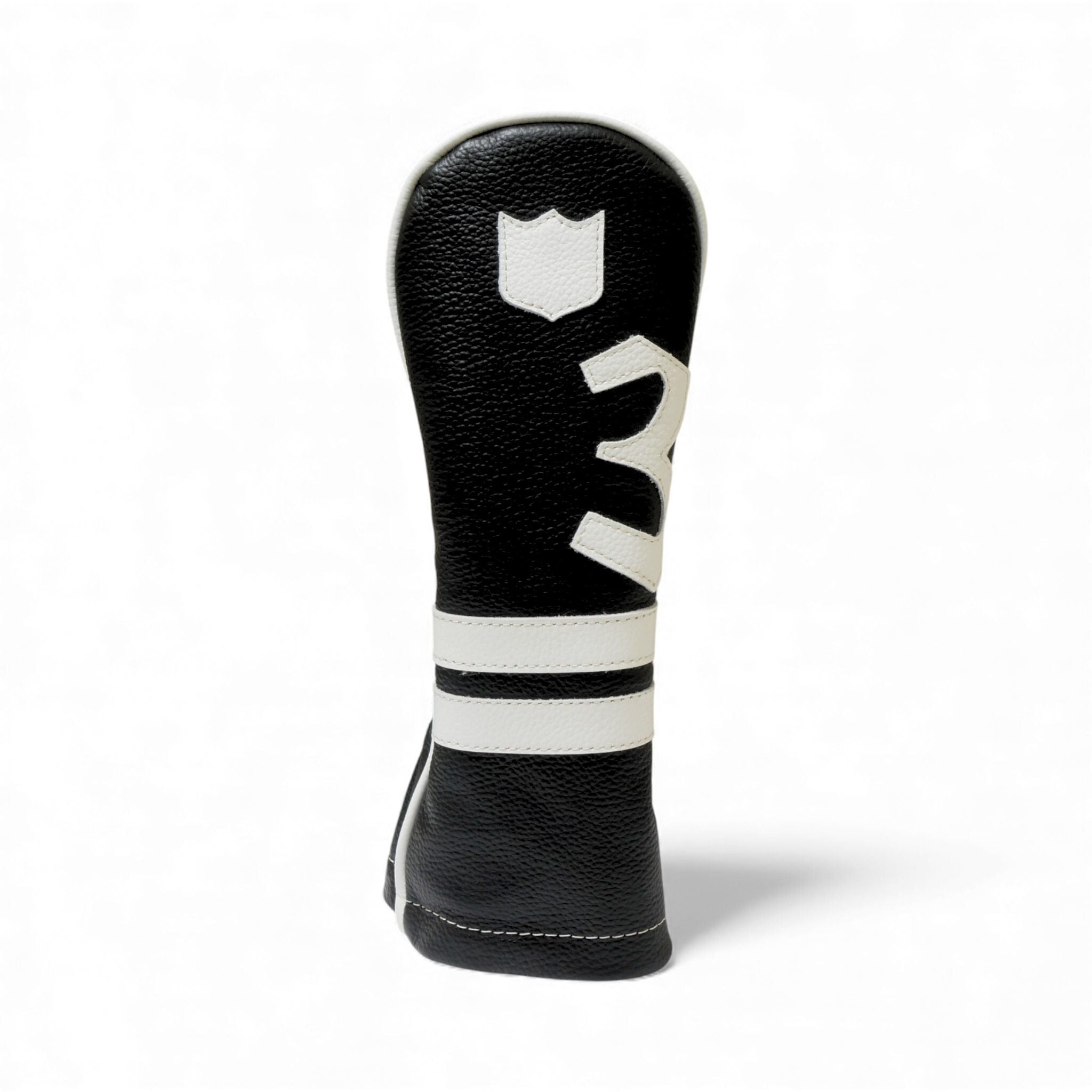 Iliac Golf Headcover Timeless Black x White イリアックゴルフ ヘッドカバー タイムレス ブラック x ホワイト