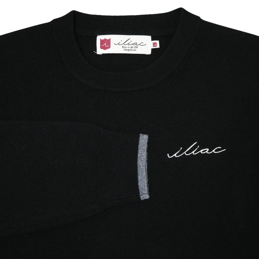 Iliac Golf Cashmere Sweater Black イリアックゴルフ カシミヤ セーター ブラック