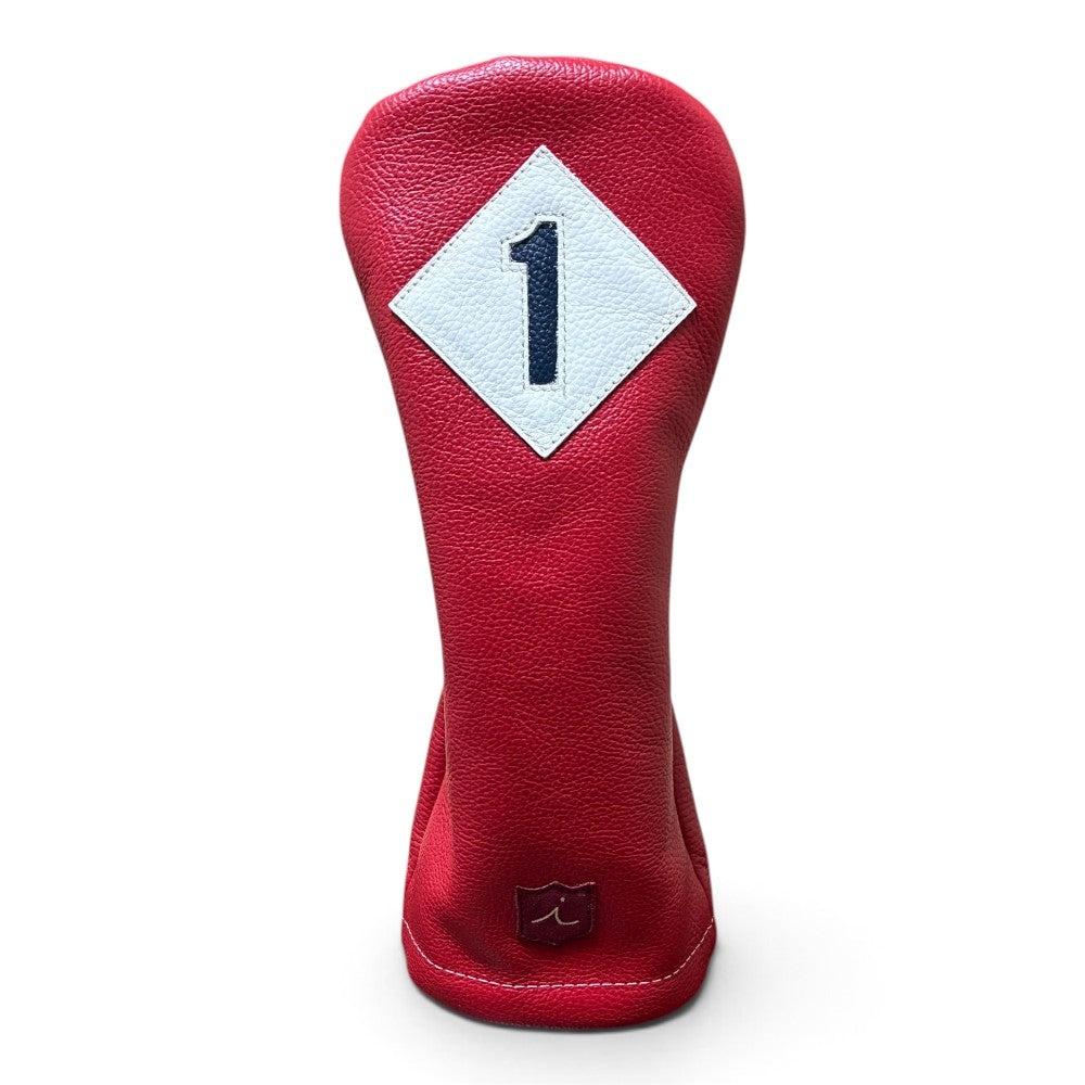 Iliac Golf Headcover Vintage Red × White × Navy イリアックゴルフ ヘッドカバー ビンテージ レッド × ホワイト × ネイビー