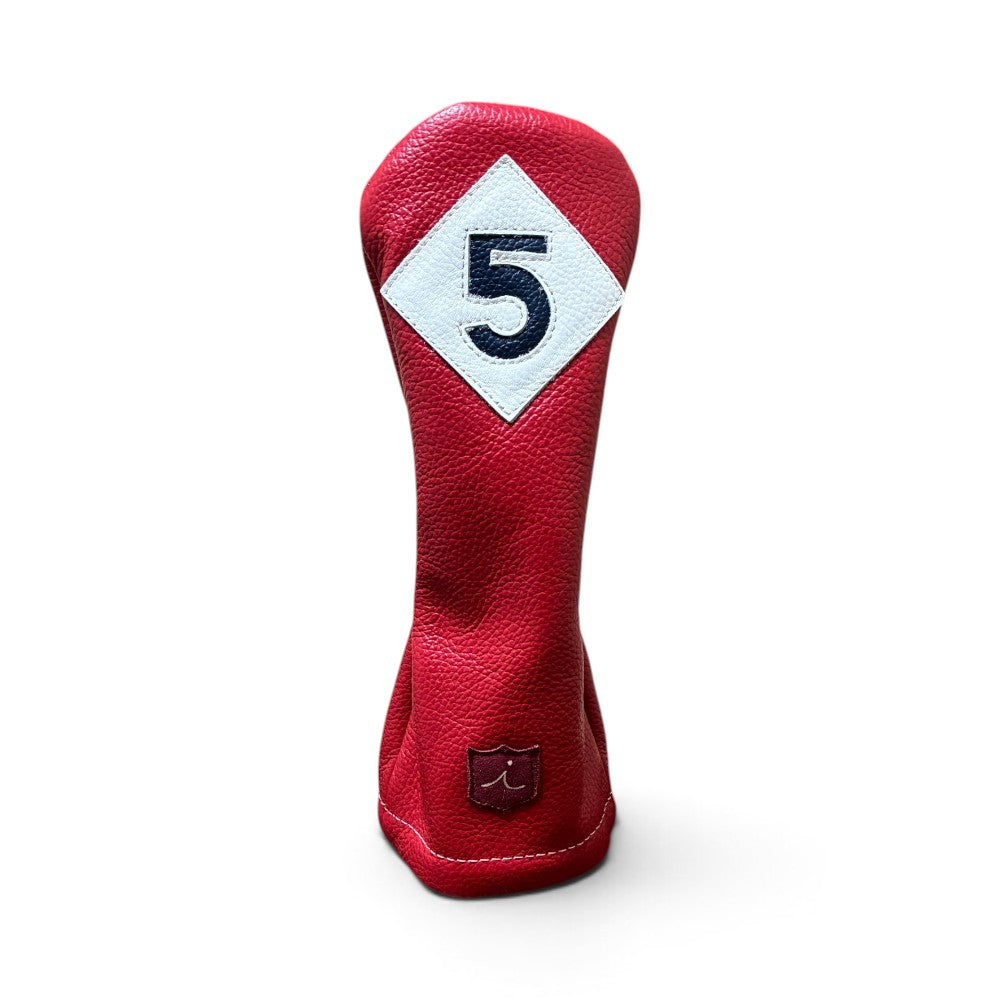 Iliac Golf Headcover Vintage Red × White × Navy イリアックゴルフ ヘッドカバー ビンテージ レッド × ホワイト × ネイビー