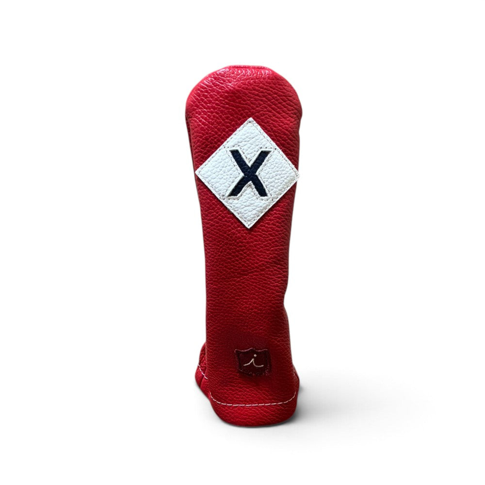 Iliac Golf Headcover Vintage Red × White × Navy イリアックゴルフ ヘッドカバー ビンテージ レッド × ホワイト × ネイビー