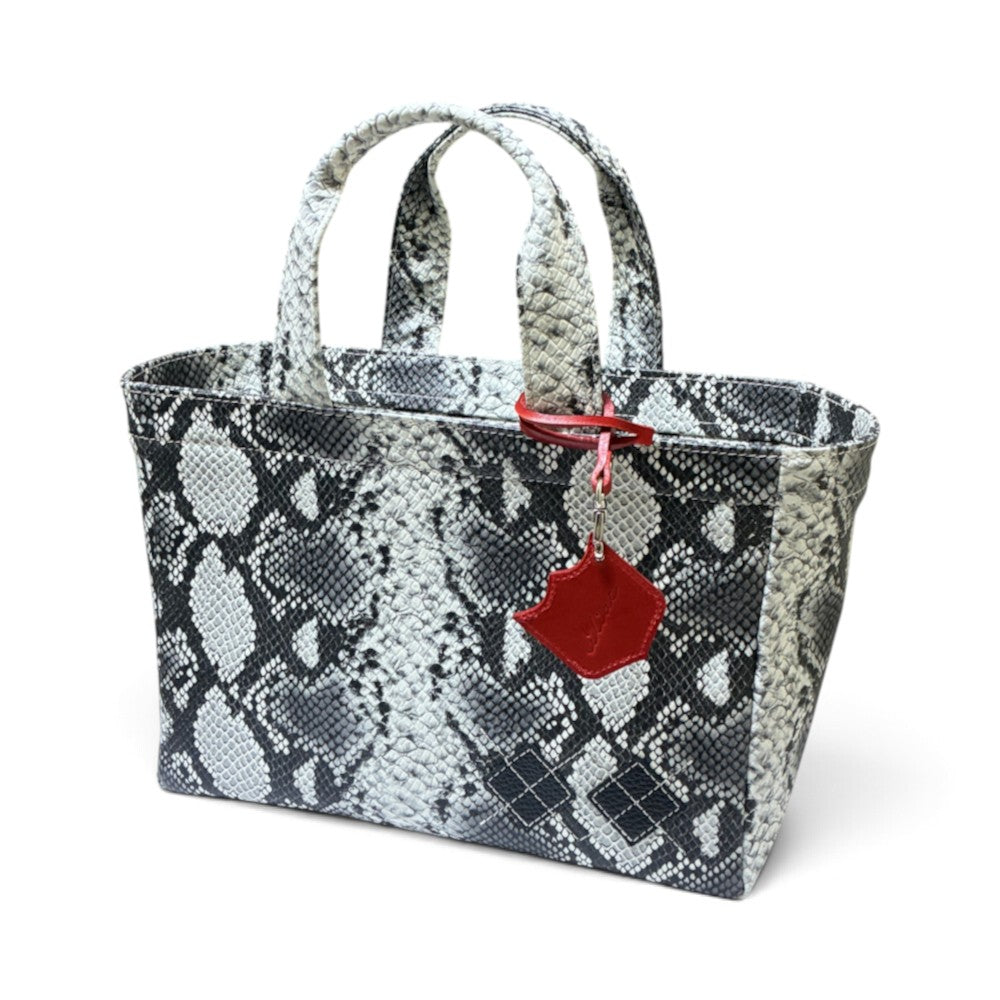 Iliac Golf Round Totebag Python イリアック 【天マチ付き】 ラウンド トートバッグ パイソン