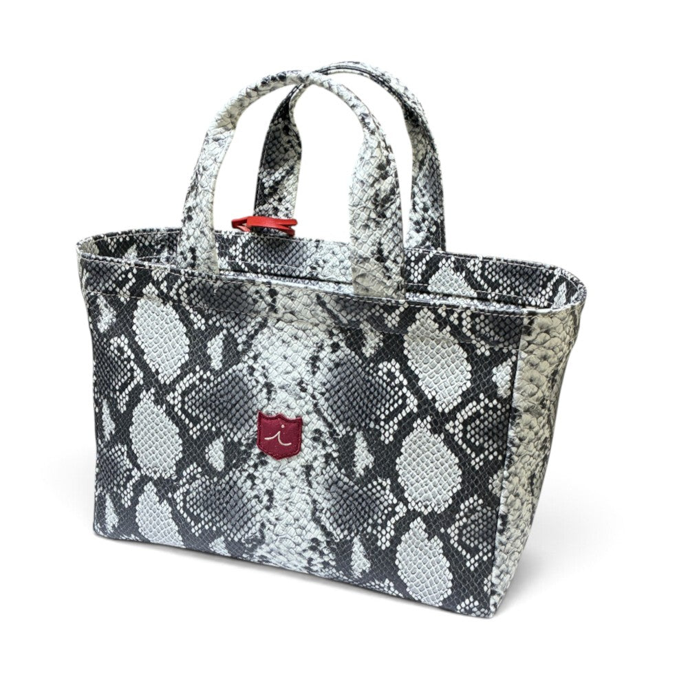 Iliac Golf Round Totebag Python イリアック 【天マチ付き】 ラウンド トートバッグ パイソン