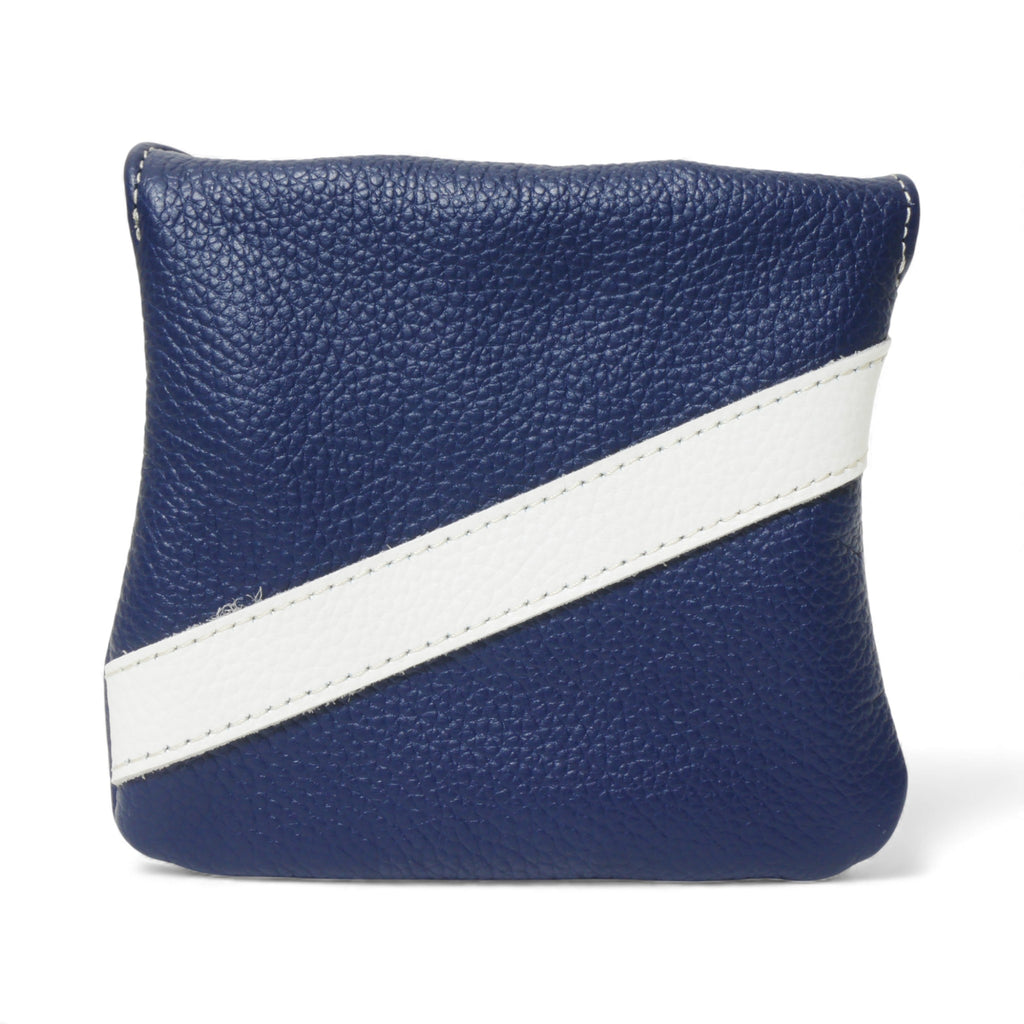 Iliac Golf Full Mallet Putter Headcover Navy x White イリアックゴルフ フルマレット パターカバー ネイビー x ホワイト