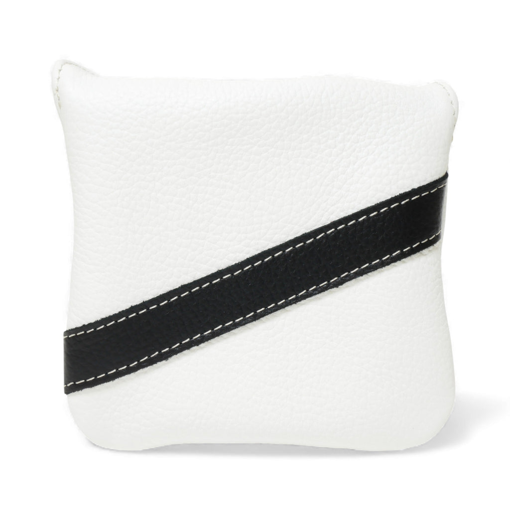 Iliac Golf Full Mallet Putter Headcover White x Black イリアックゴルフ フルマレット パターカバー ホワイト x ブラック