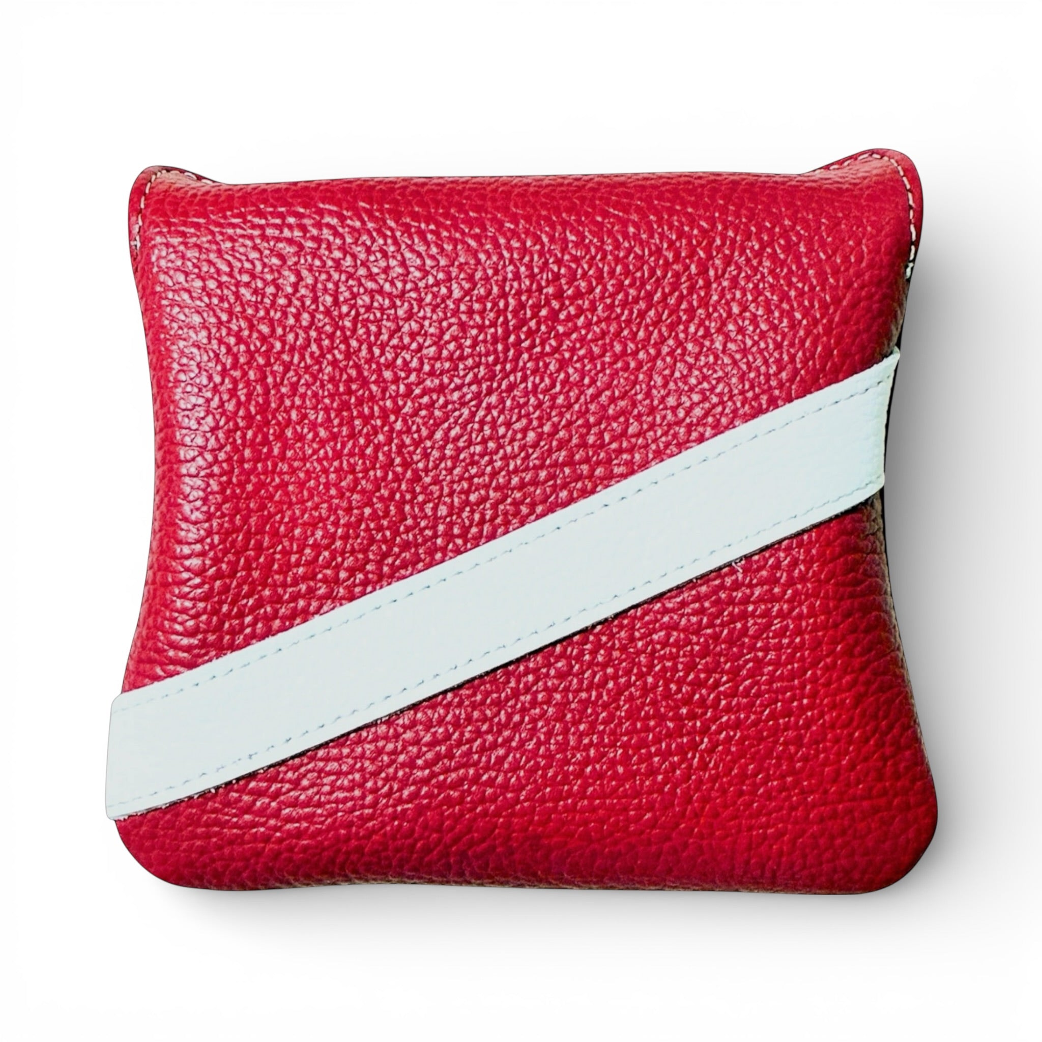 Iliac Golf Full Mallet Putter Headcover Red x White イリアックゴルフ フルマレット パターカバー レッド x ホワイト