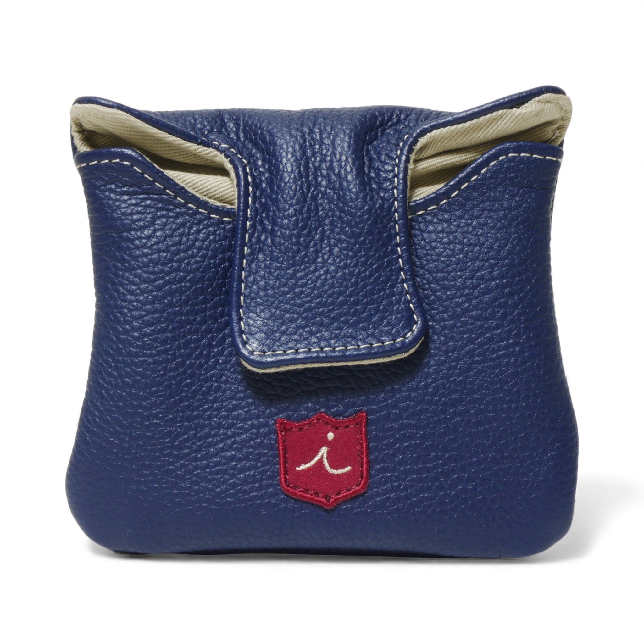 Iliac Golf Full Mallet Putter Headcover Navy x White イリアックゴルフ フルマレット パターカバー ネイビー x ホワイト