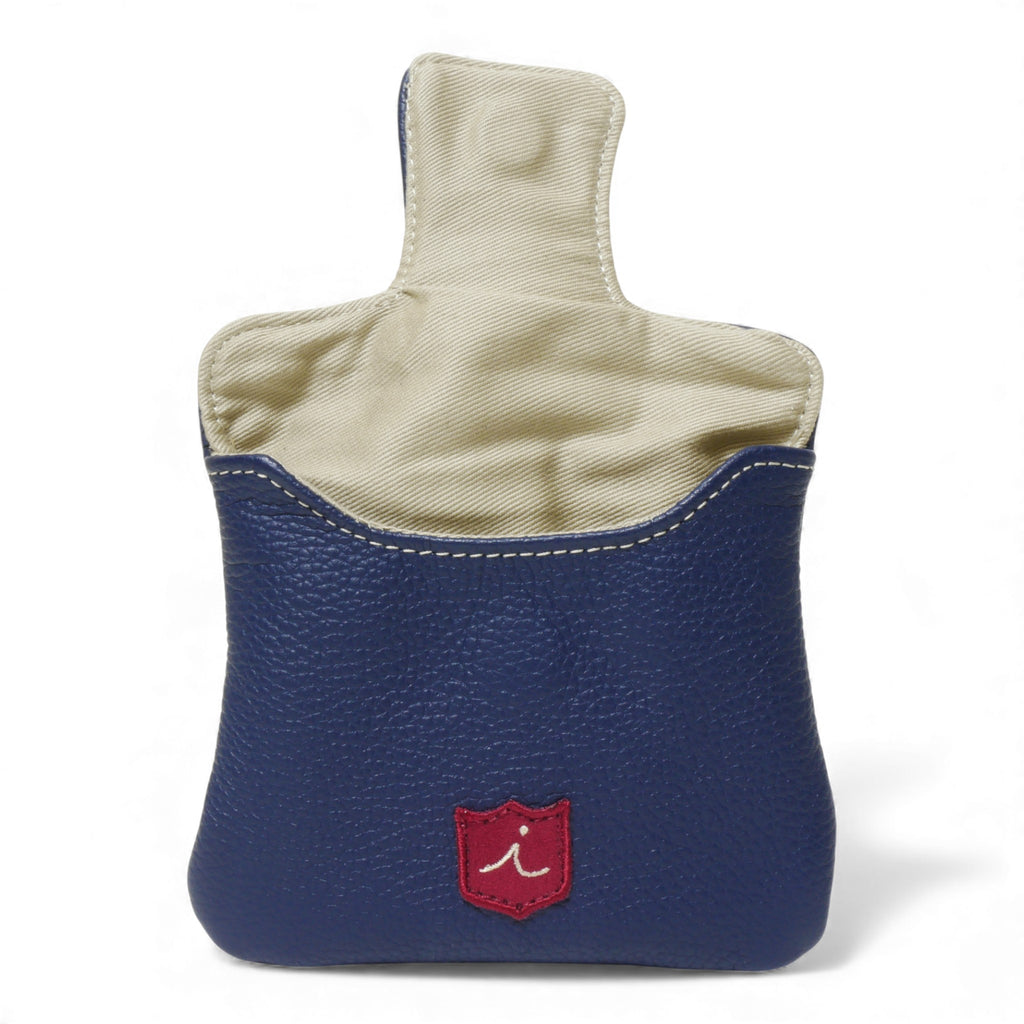 Iliac Golf Full Mallet Putter Headcover Navy x White イリアックゴルフ フルマレット パターカバー ネイビー x ホワイト