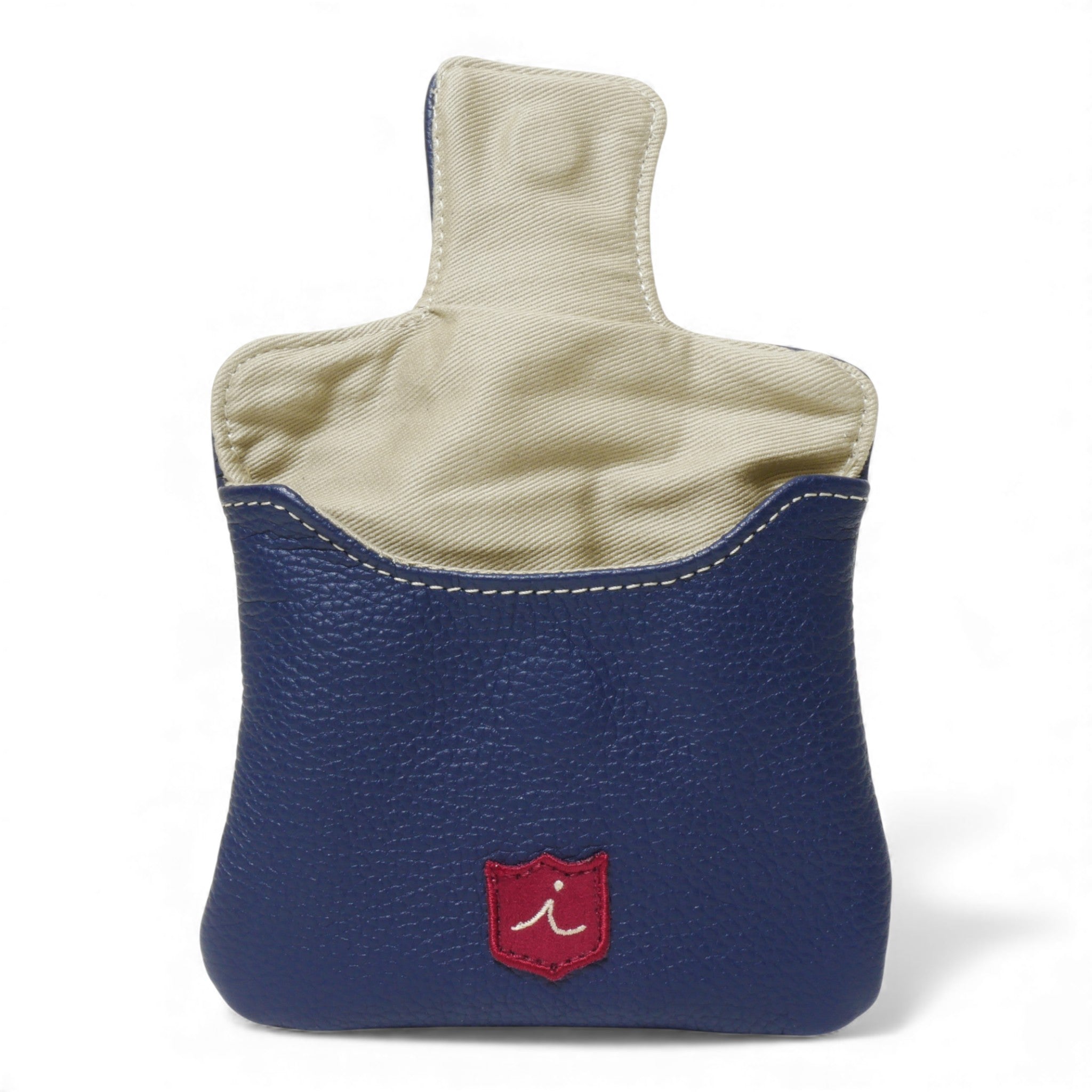 Iliac Golf Full Mallet Putter Headcover Navy x White イリアックゴルフ フルマレット パターカバー ネイビー x ホワイト