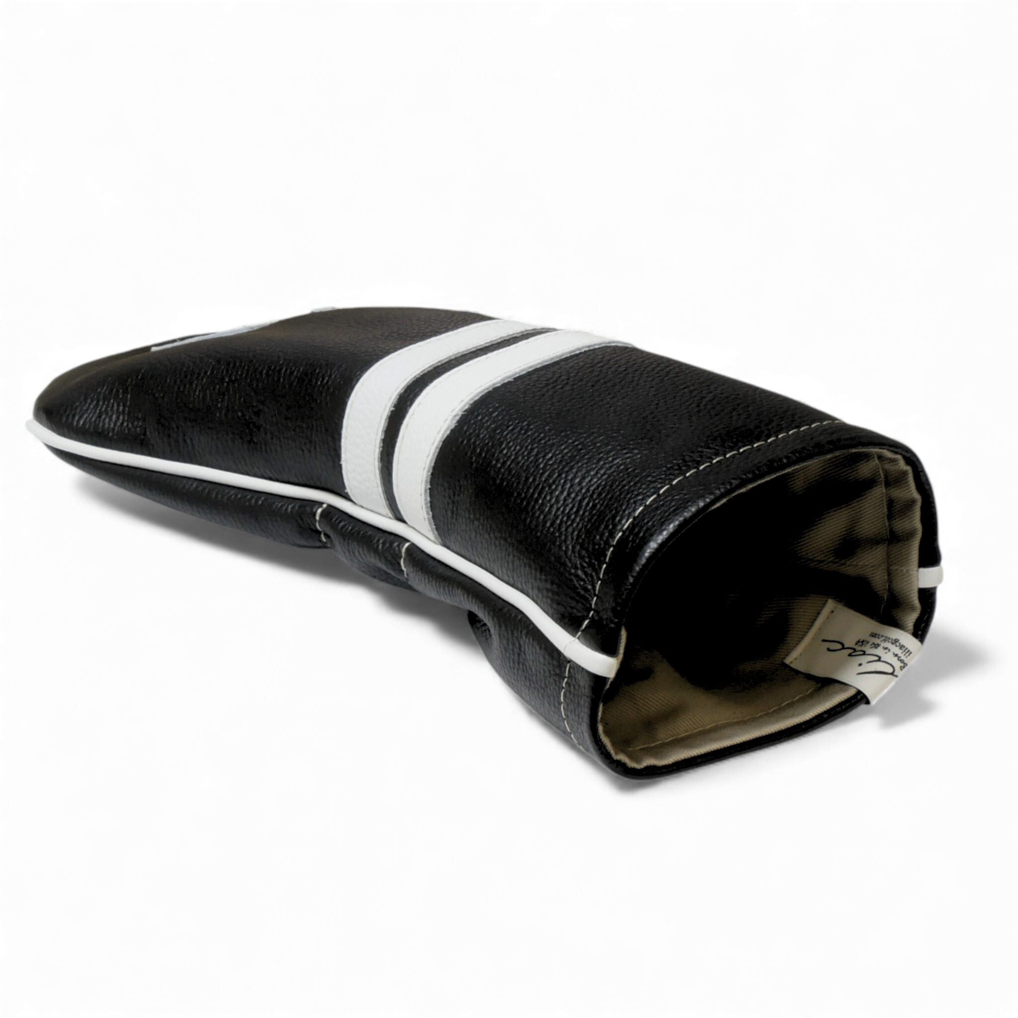 Iliac Golf Headcover Timeless Black x White イリアックゴルフ ヘッドカバー タイムレス ブラック x ホワイト