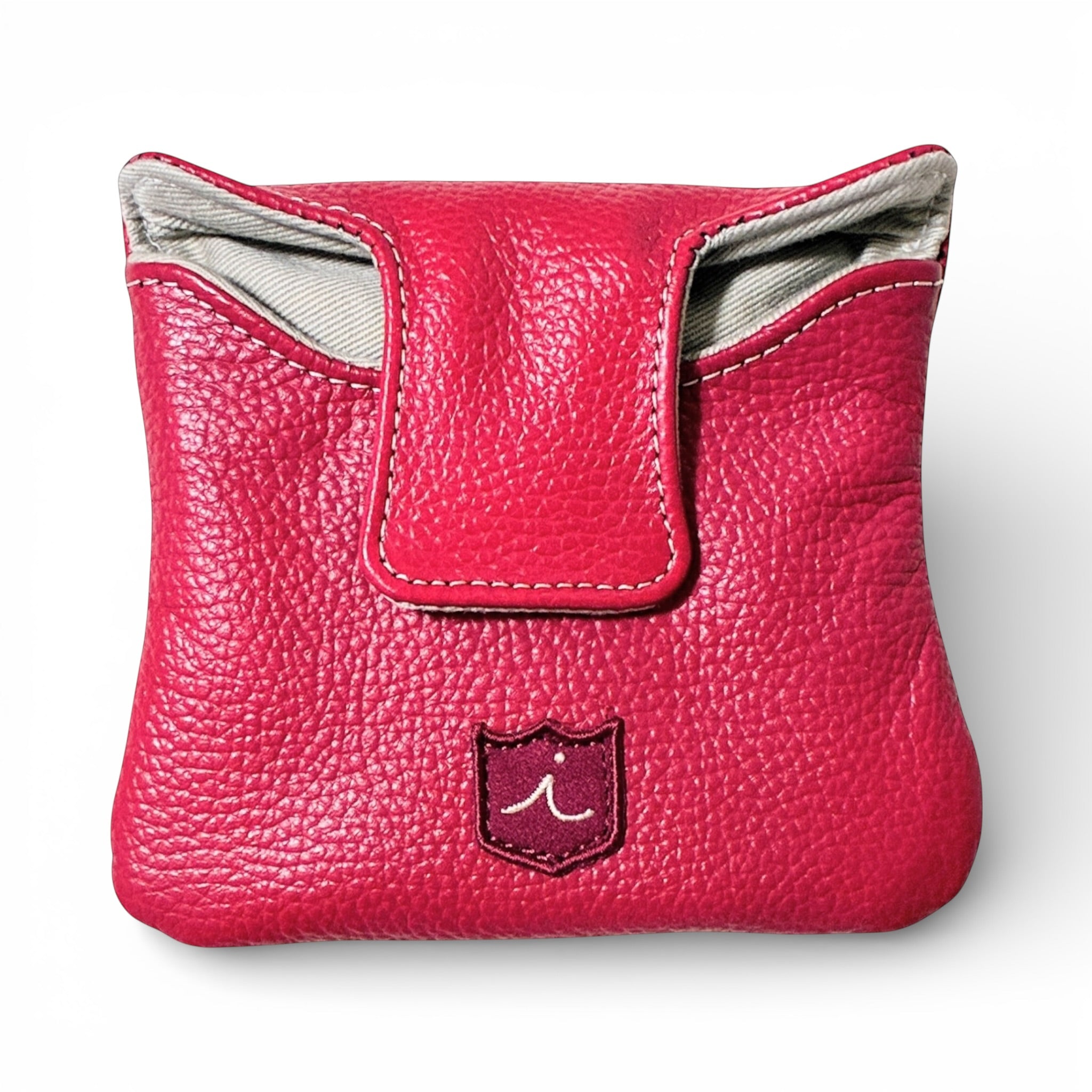 Iliac Golf Full Mallet Putter Headcover Red x White イリアックゴルフ フルマレット パターカバー レッド x ホワイト