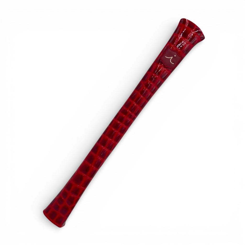 Iliac Golf Alignment Stick Cover Red Croc イリアックゴルフ アライメントスティックカバー 赤クロコ