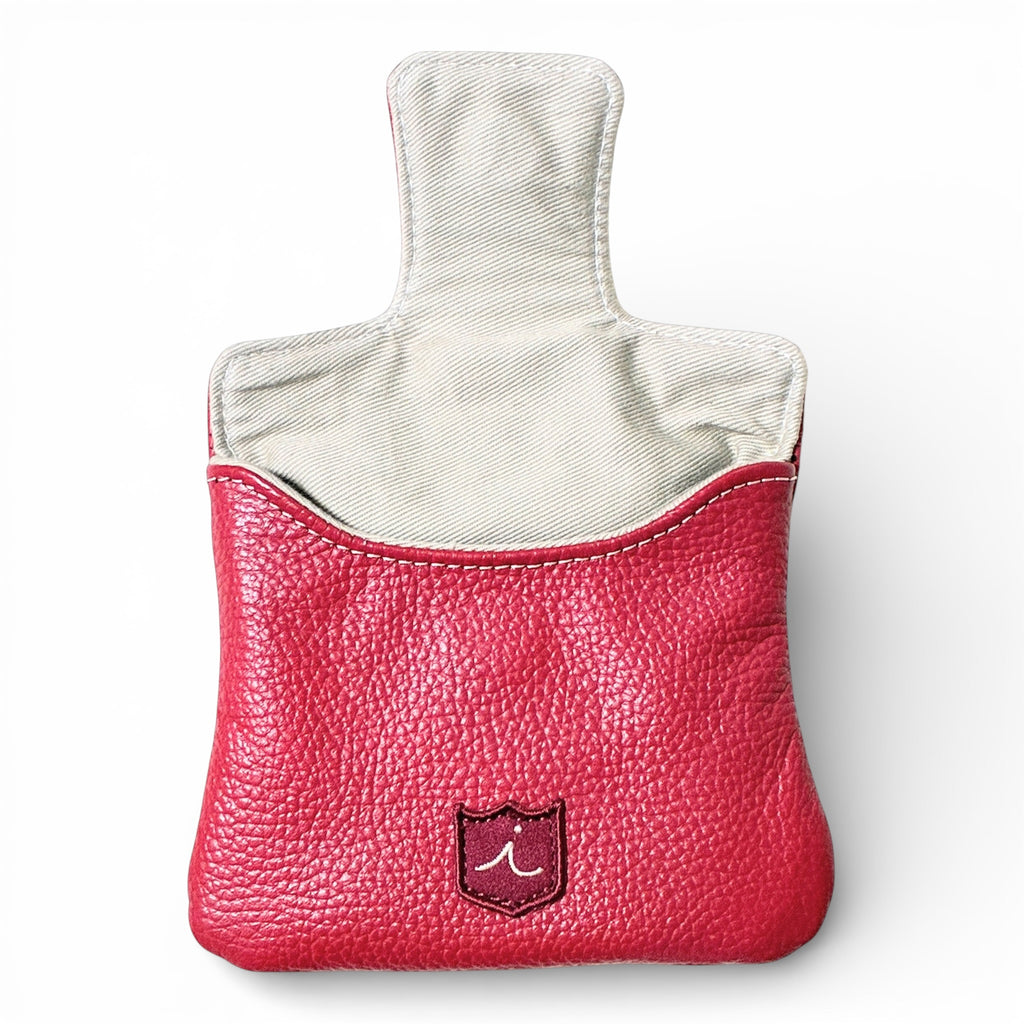 Iliac Golf Full Mallet Putter Headcover Red x White イリアックゴルフ フルマレット パターカバー レッド x ホワイト