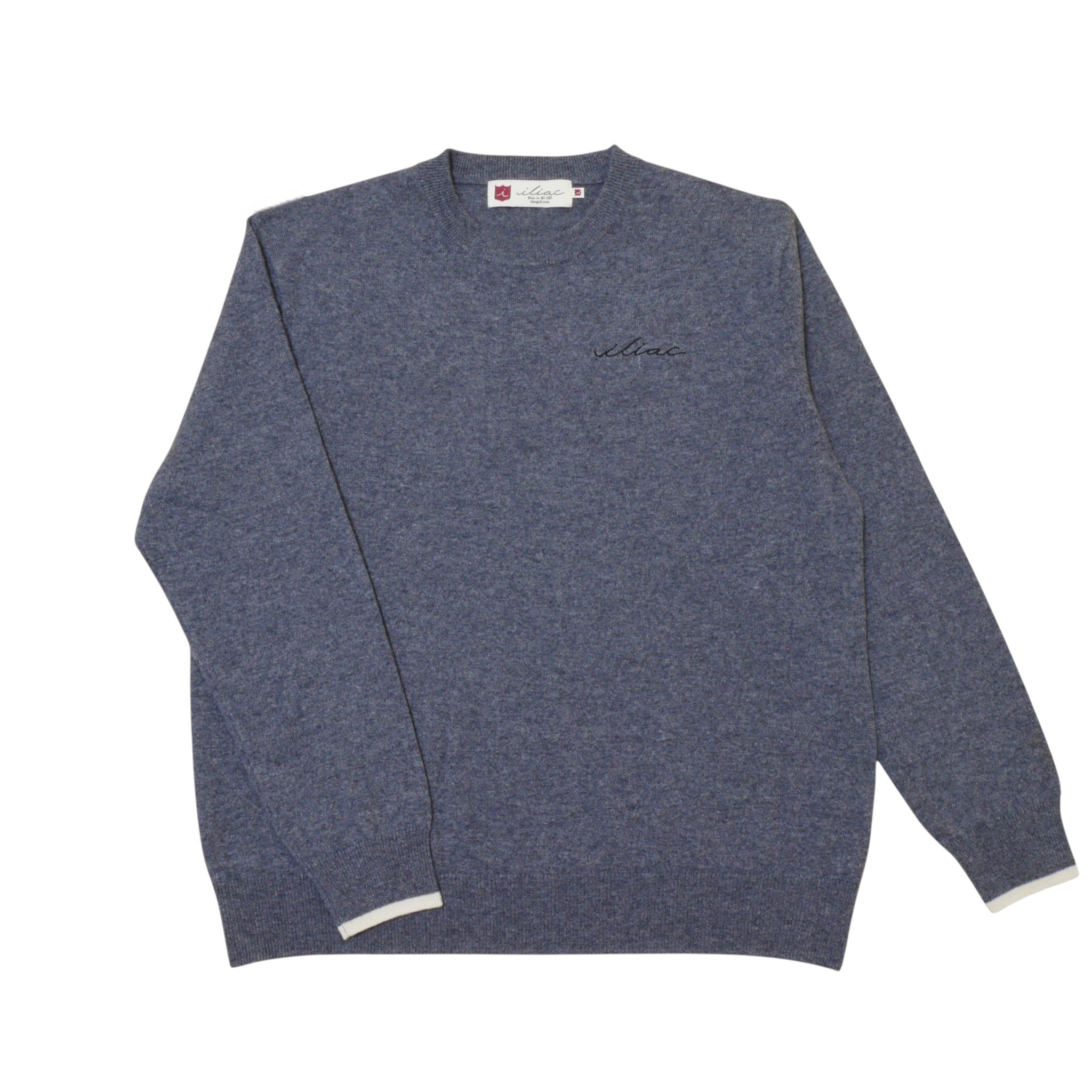Iliac Golf Cashmere Sweater Gray イリアックゴルフ カシミヤ セーター グレー