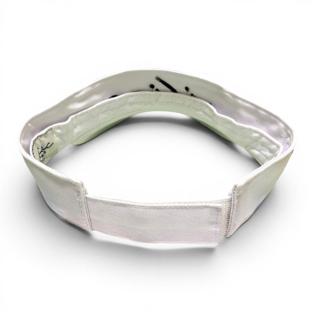 Iliac Golf Visor Script White イリアック ゴルフ サン バイザー スクリプト ホワイト