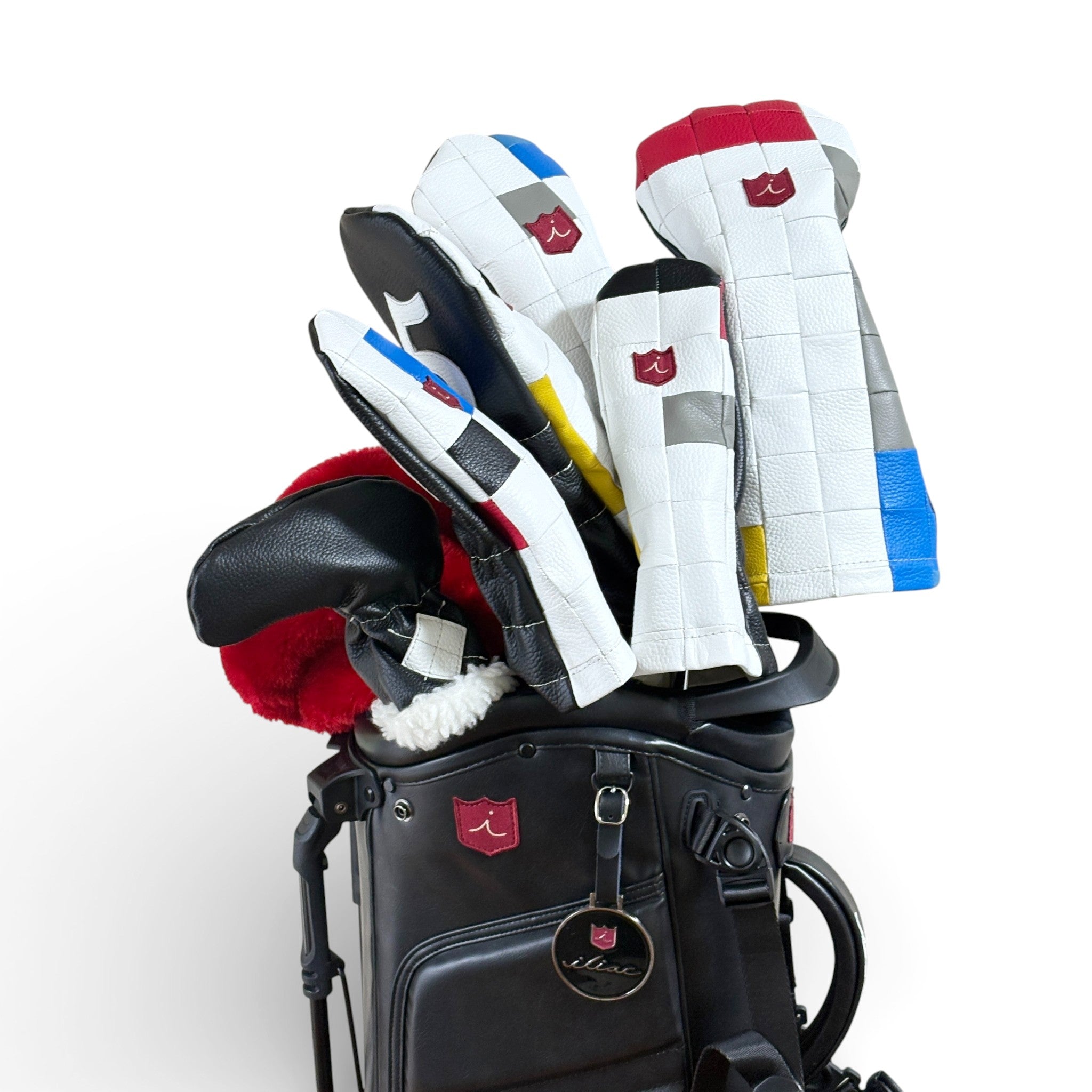 Iliac  Golf Premium Headcover Patchwork Combo イリアックゴルフ プレミアム ヘッドカバー パッチワーク コンボ