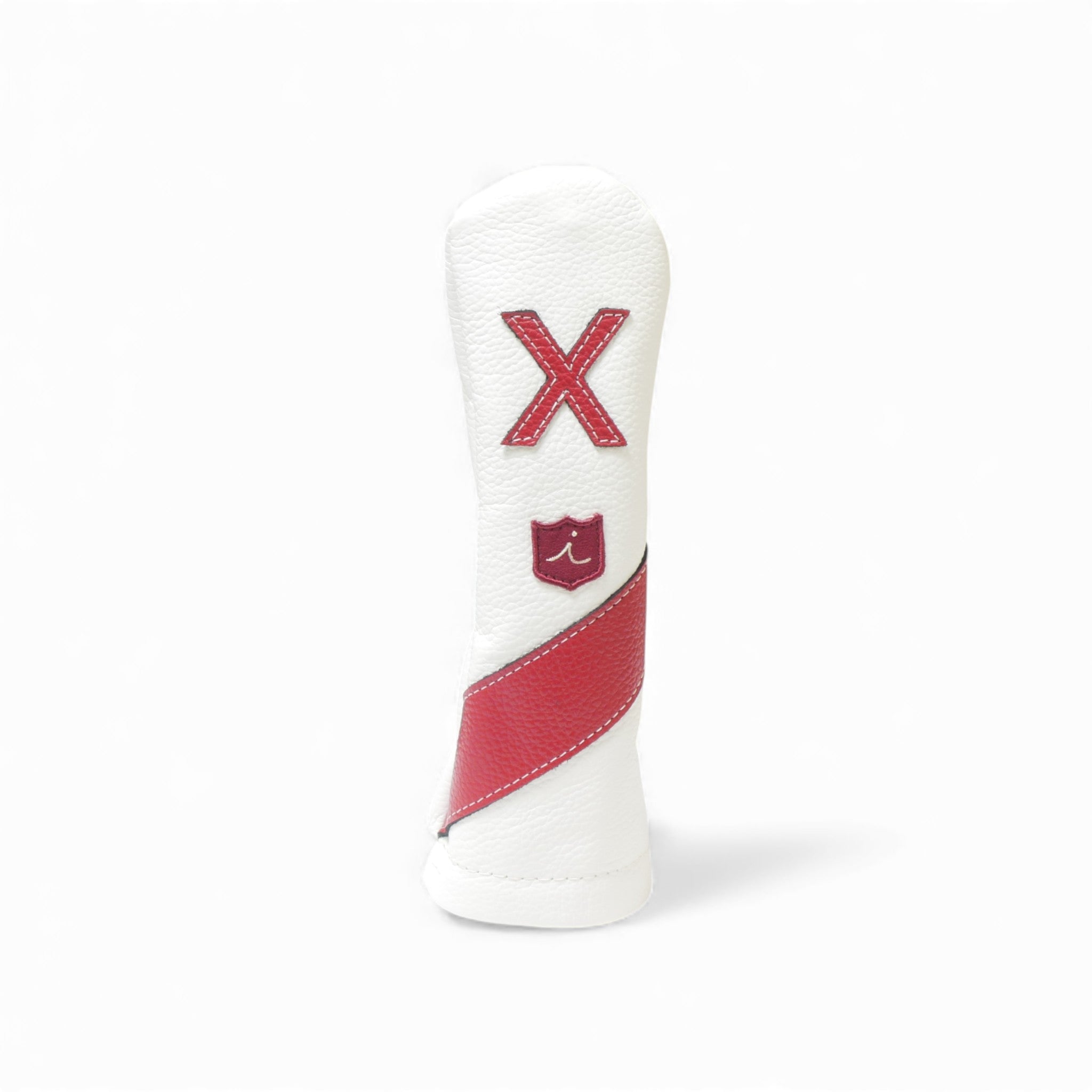 Iliac Golf Headcover Royal White x Red イリアックゴルフ ヘッドカバー ロイヤル ホワイト x レッド
