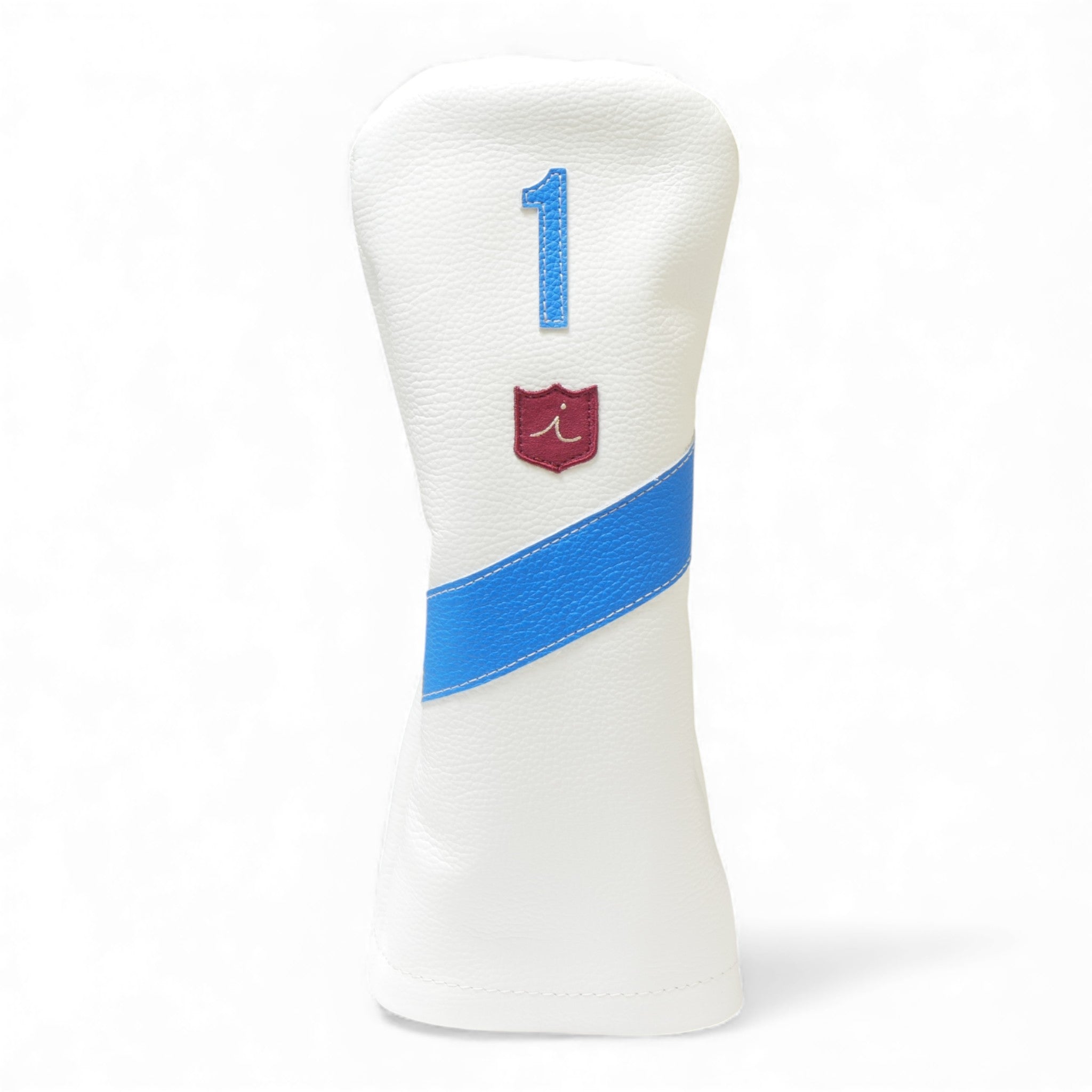 Iliac Golf Headcover Royal White x Blue イリアックゴルフ ヘッドカバー ロイヤル ホワイト x ブルー
