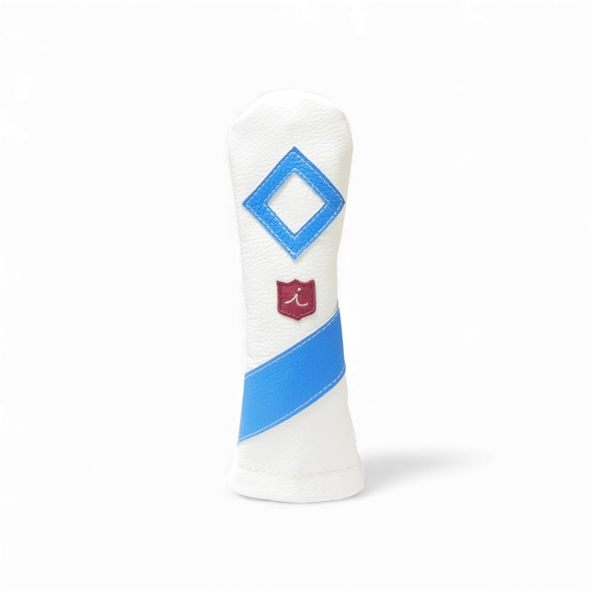 Iliac Golf Headcover Royal White x Blue イリアックゴルフ ヘッドカバー ロイヤル ホワイト x ブルー