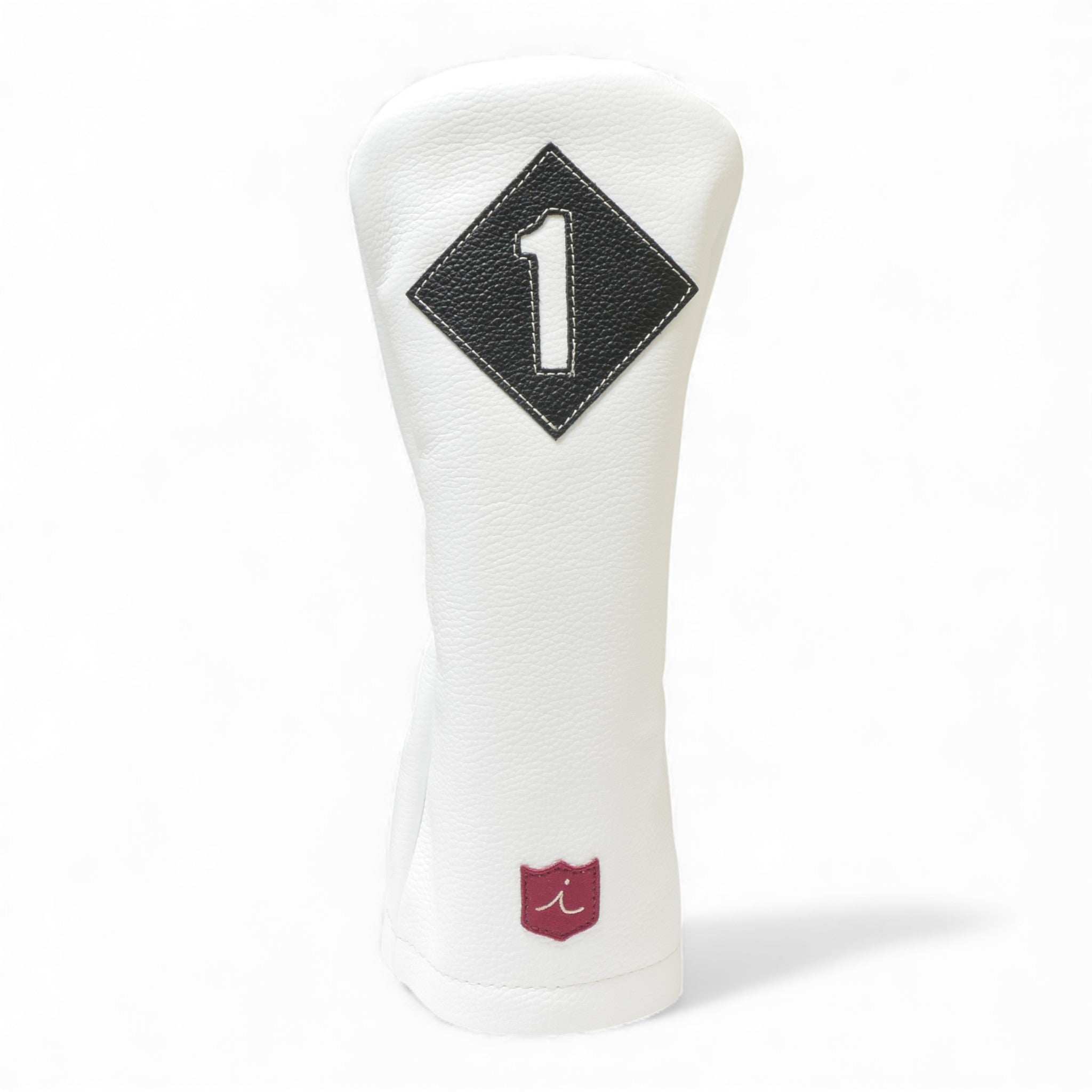 Iliac Golf Headcover Vintage White x Black イリアックゴルフ ヘッドカバー ビンテージ ホワイト x ブラック
