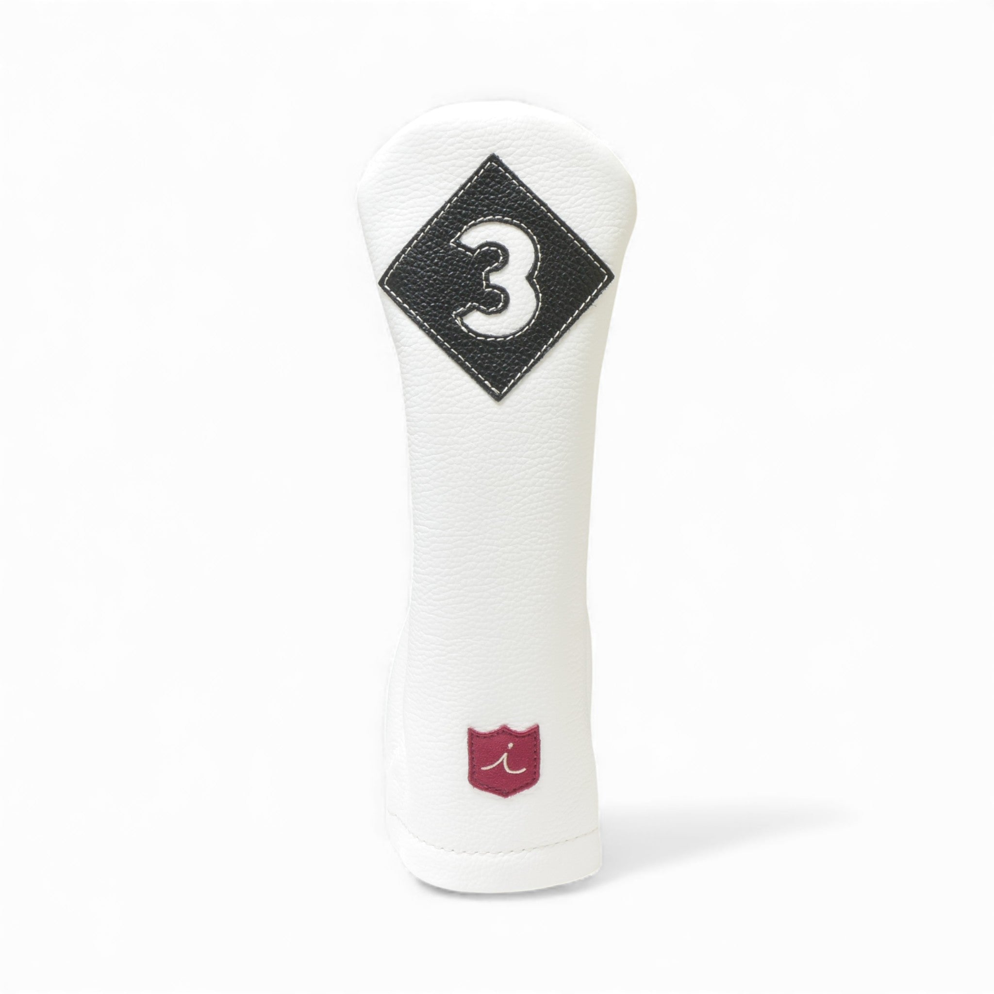Iliac Golf Headcover Vintage White x Black イリアックゴルフ ヘッドカバー ビンテージ ホワイト x ブラック