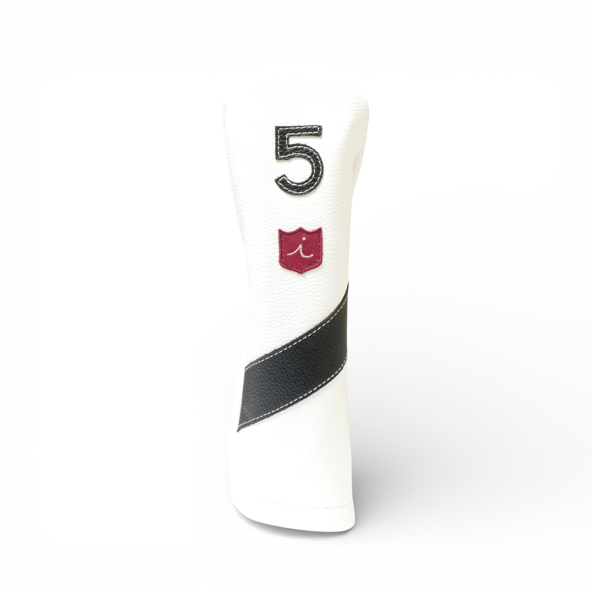 Iliac Golf Headcover Royal White x Black イリアックゴルフ ヘッドカバー ロイヤル ホワイト x ブラック