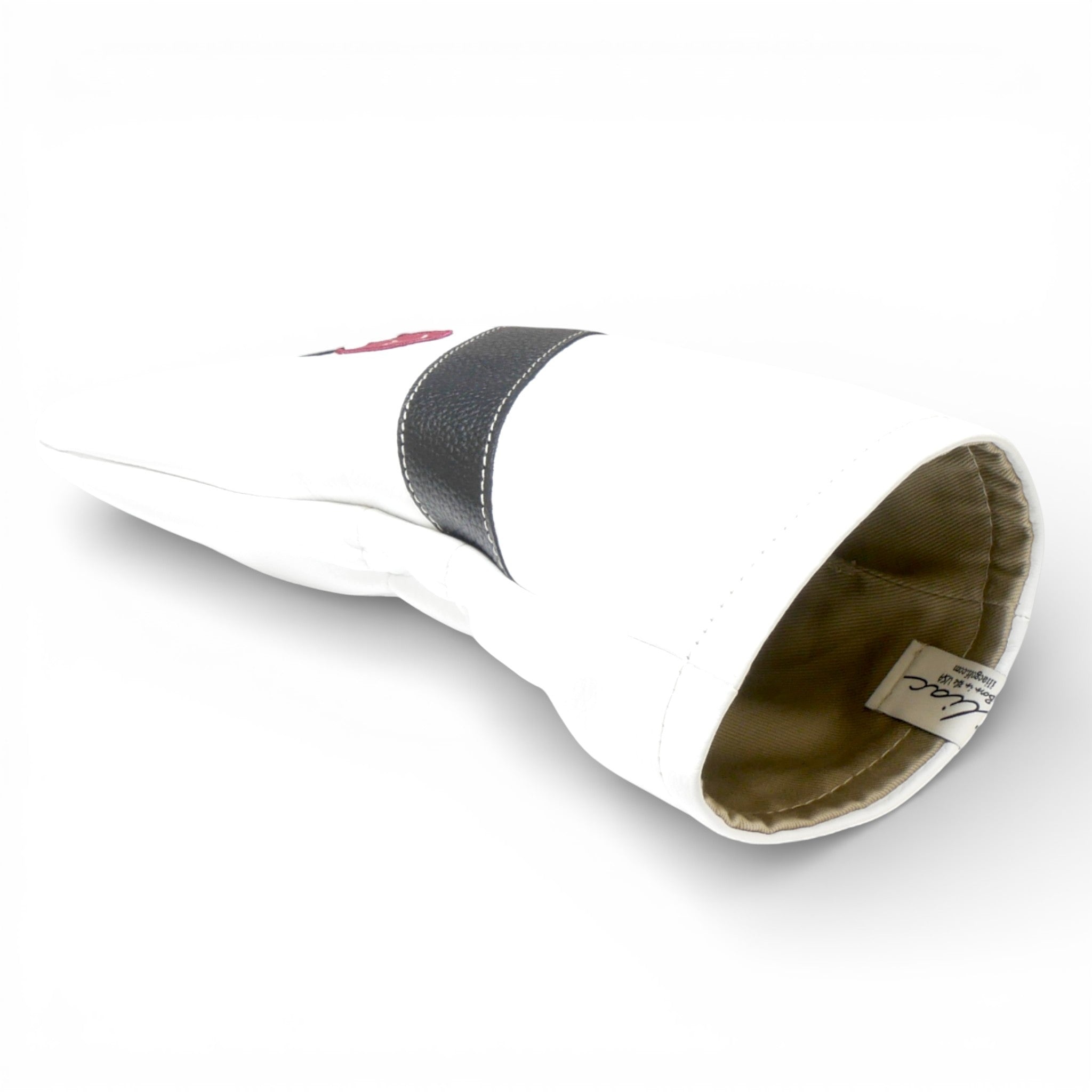 Iliac Golf Headcover Royal White x Black イリアックゴルフ ヘッドカバー ロイヤル ホワイト x ブラック