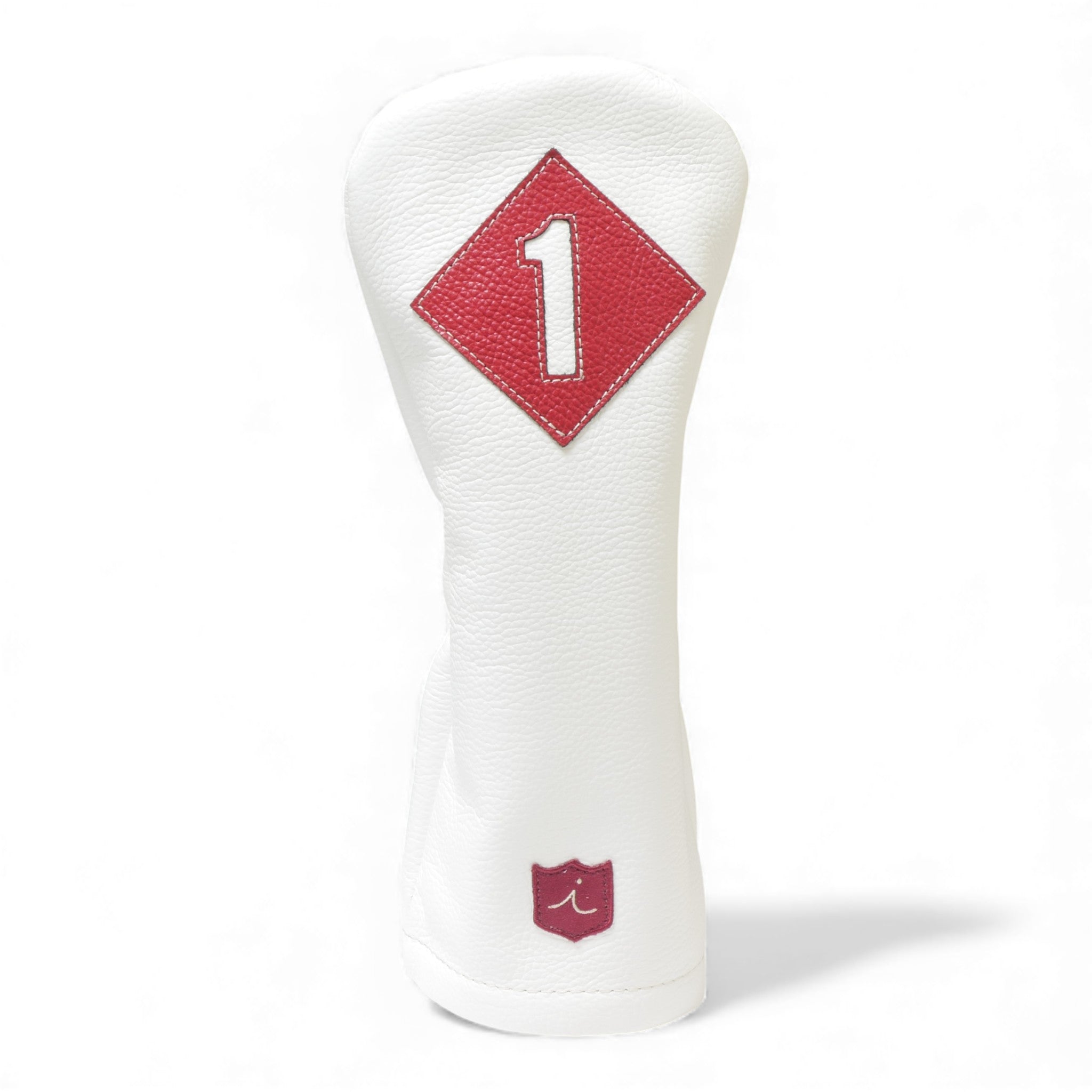 Iliac Golf Headcover Vintage White x Red イリアックゴルフ ヘッドカバー ビンテージ ホワイト x レッド