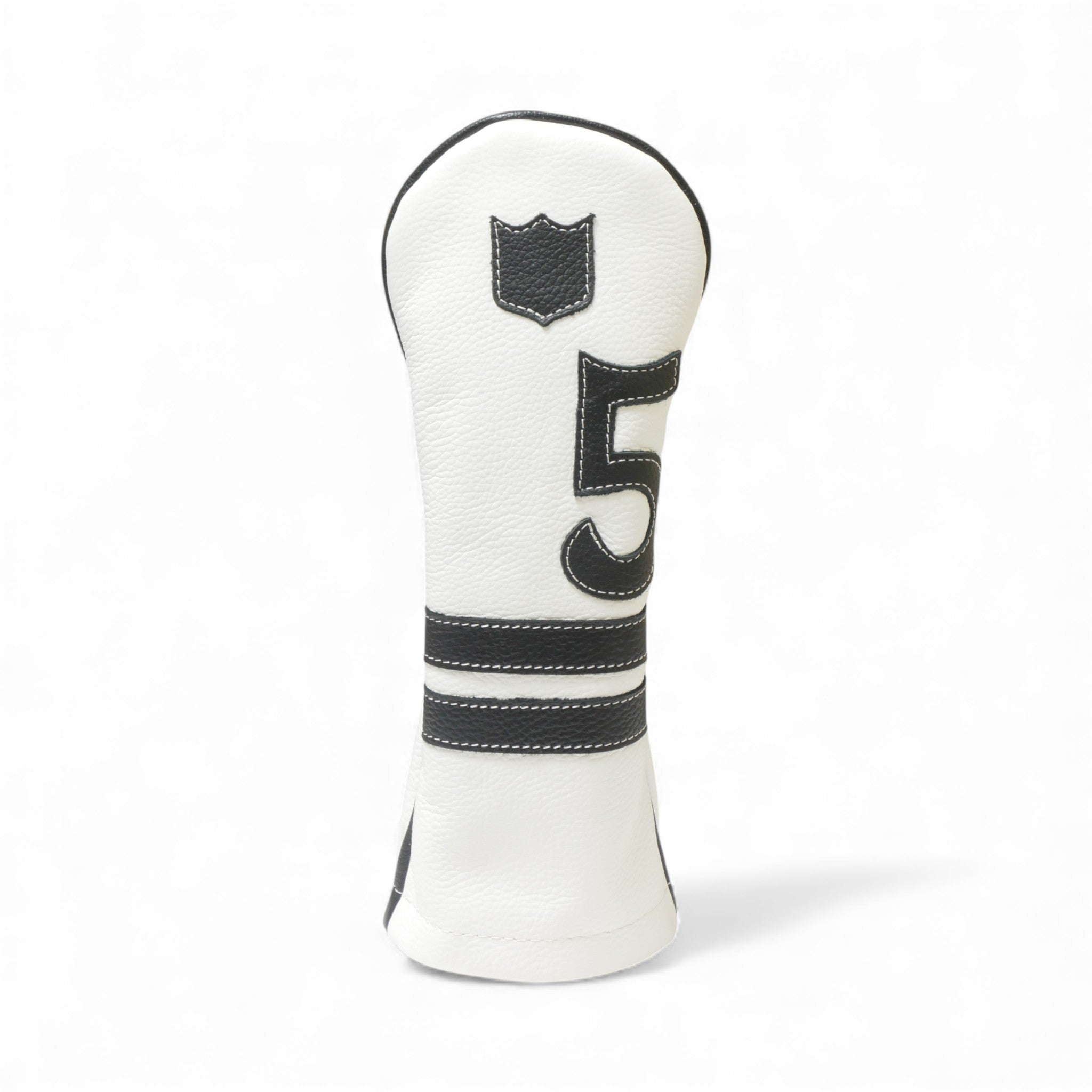 Iliac Golf Headcover Timeless White × Black イリアックゴルフ ヘッドカバー タイムレス ホワイト × ブラック