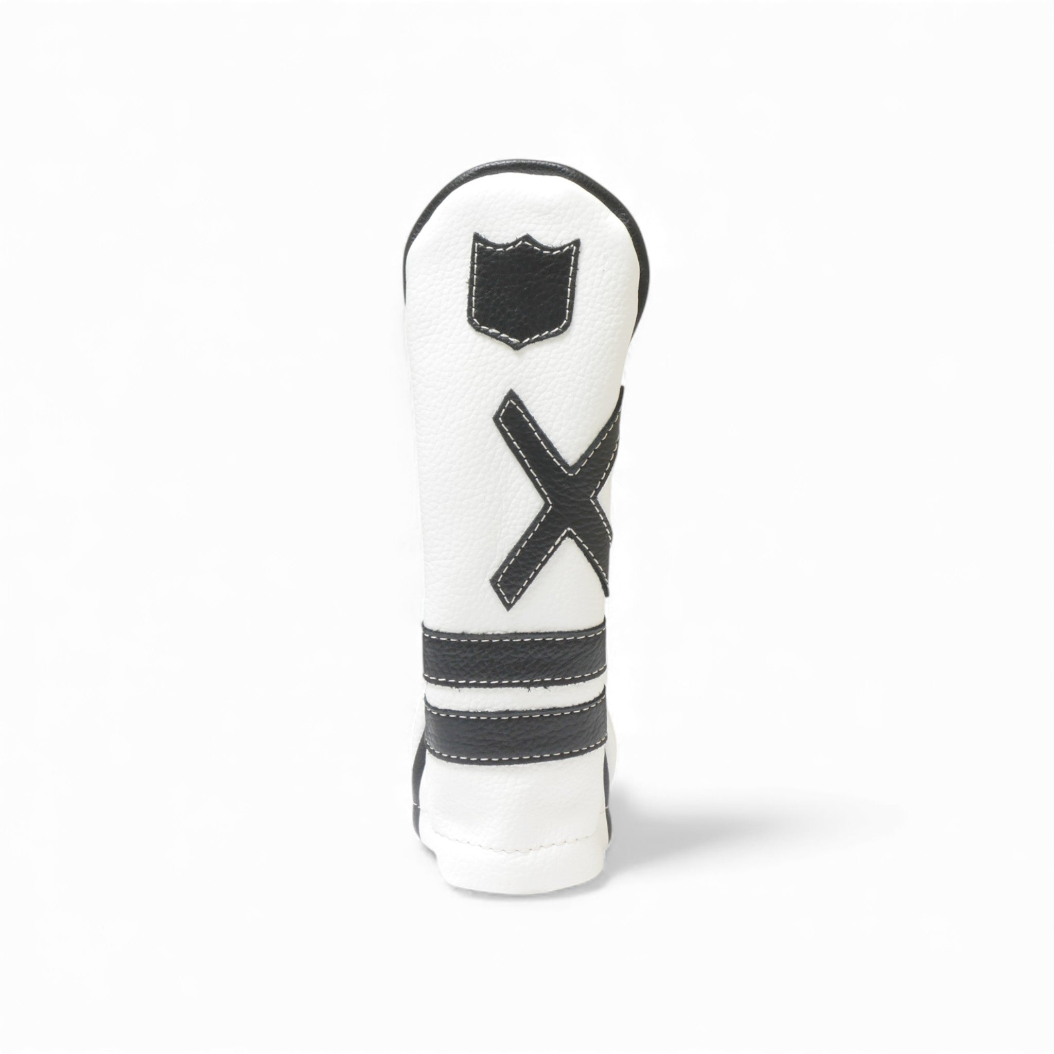 Iliac Golf Headcover Timeless White × Black イリアックゴルフ ヘッドカバー タイムレス ホワイト × ブラック