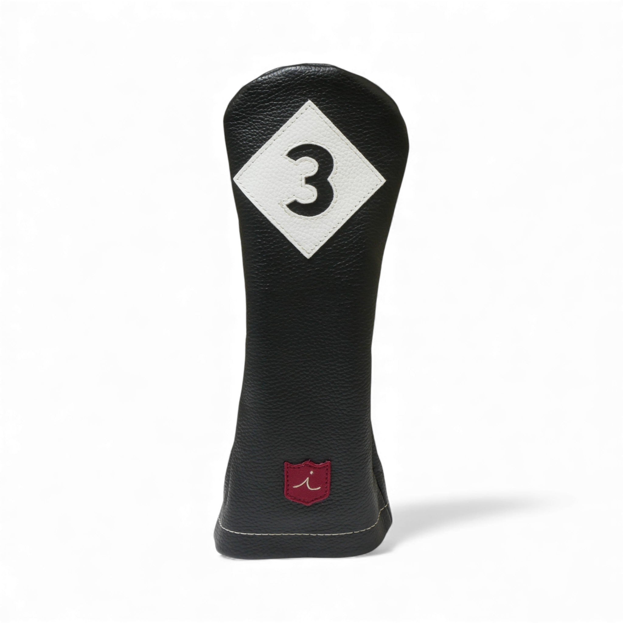 Iliac Golf Headcover Vintage Balck × White イリアックゴルフ ヘッドカバー ビンテージ ブラック × ホワイト