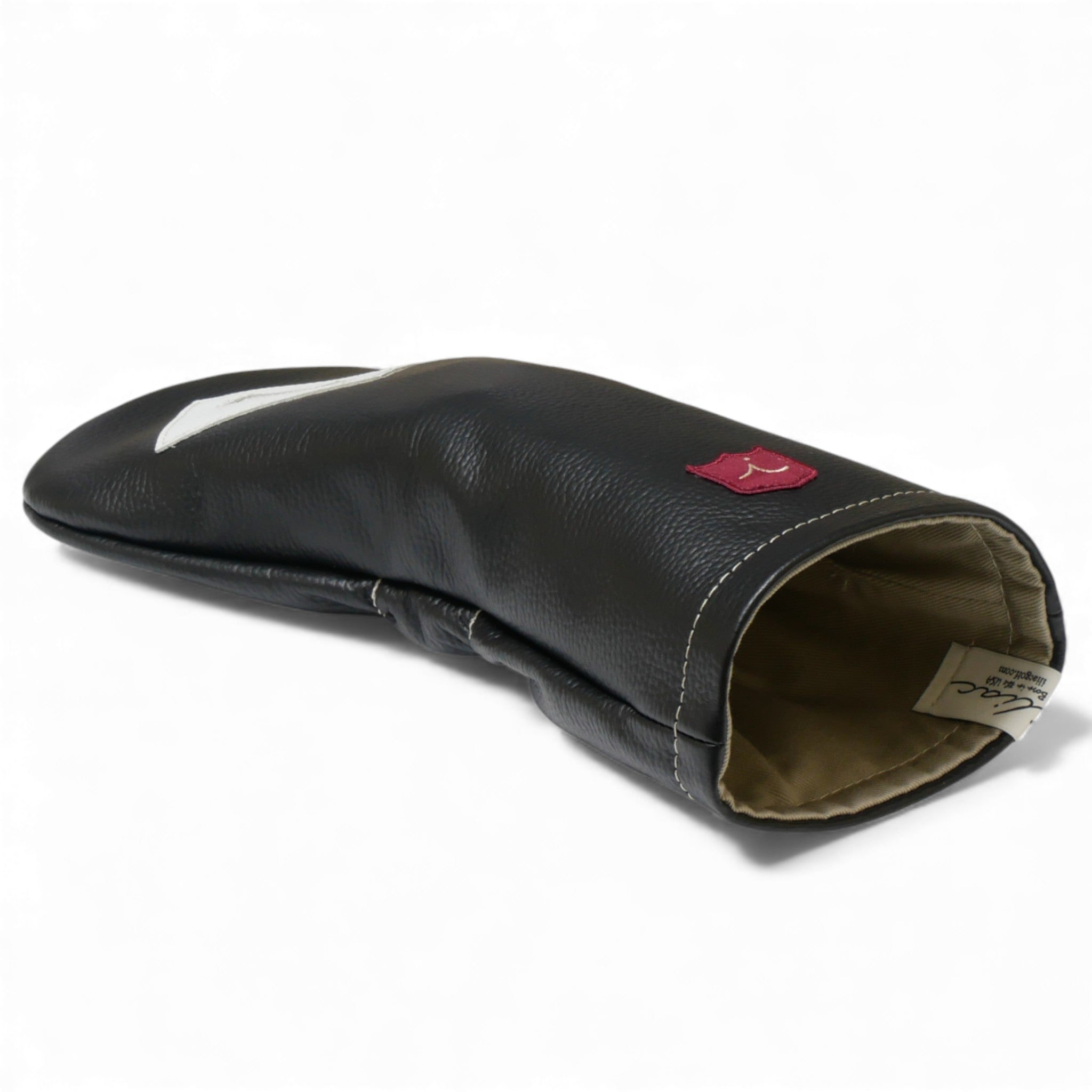 Iliac Golf Headcover Vintage Balck × White イリアックゴルフ ヘッドカバー ビンテージ ブラック × ホワイト