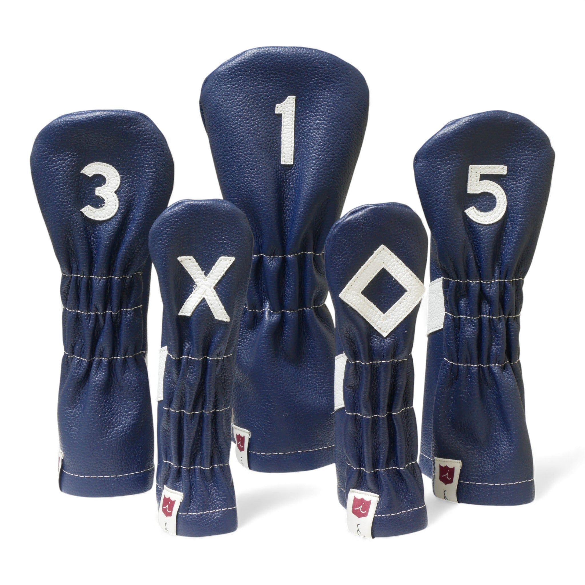 Iliac Golf Headcover Royal Navy × White イリアックゴルフ ヘッドカバー ロイヤル ネイビー × ホワイト