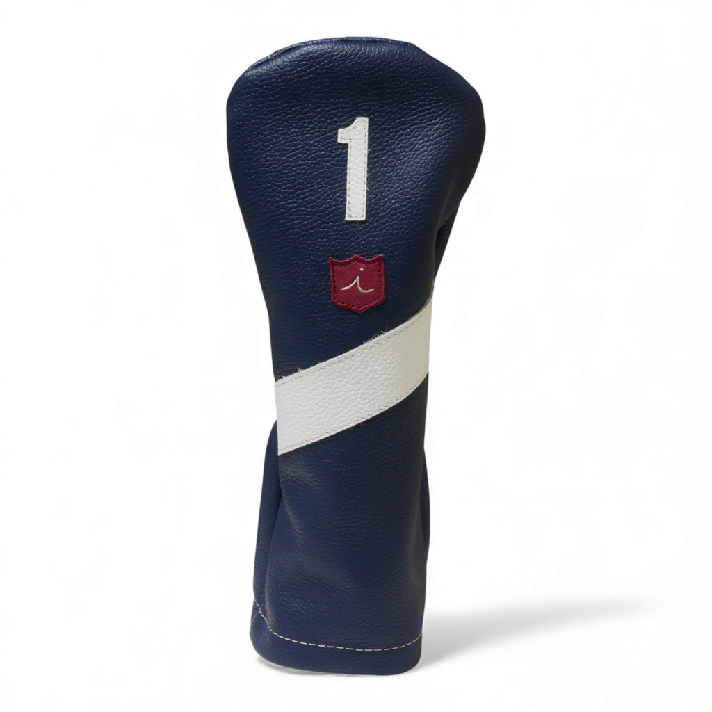 Iliac Golf Headcover Royal Navy × White イリアックゴルフ ヘッドカバー ロイヤル ネイビー × ホワイト