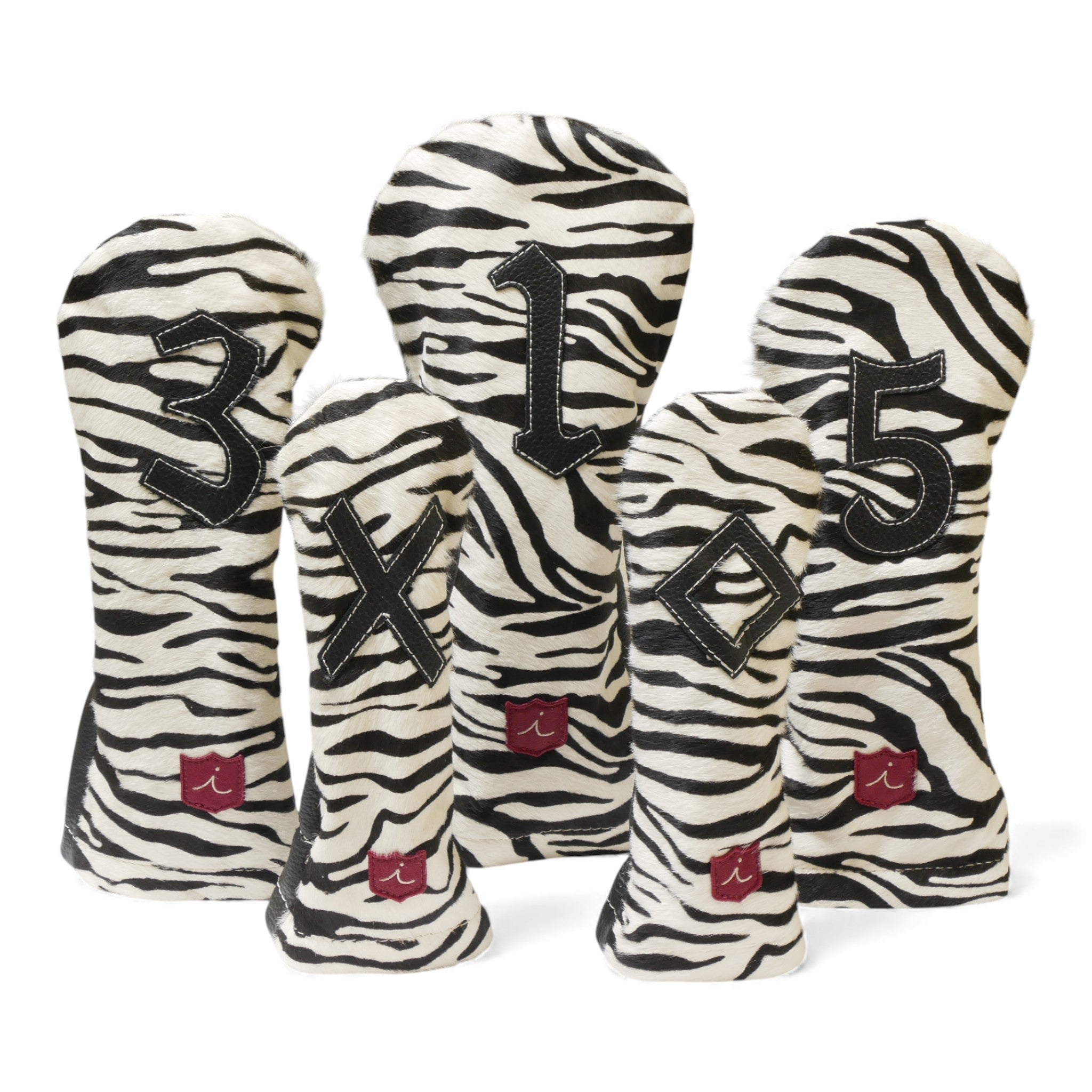 Iliac Golf Premium Headcover Zebra イリアックゴルフ プレミアム ヘッドカバー ハラコ調 ゼブラ
