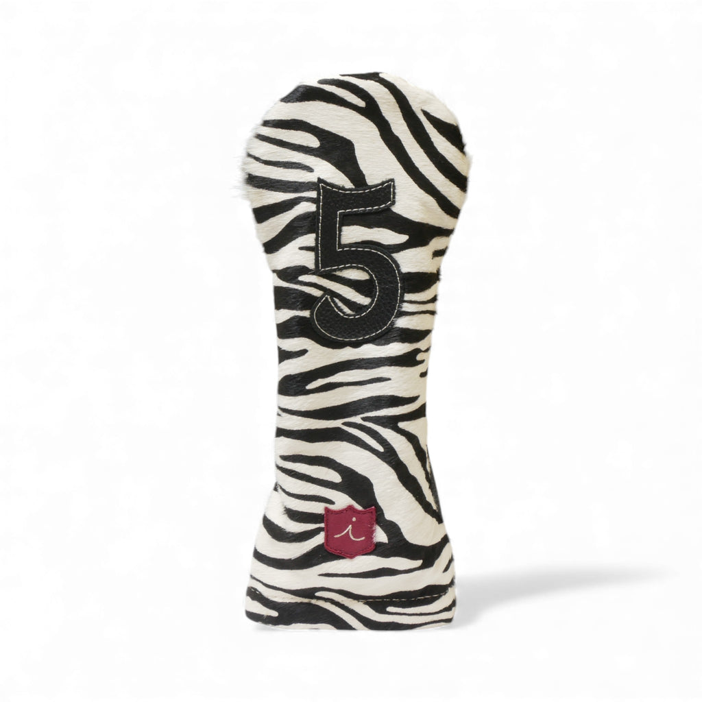 Iliac Golf Premium Headcover Zebra イリアックゴルフ プレミアム ヘッドカバー ハラコ調 ゼブラ